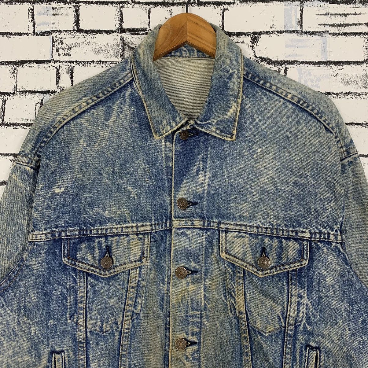 Vintage Vintage Learn to Fly Denim Blue Jean Jacket Size US M / EU 48-50 / 2 - 2 Thumbnail