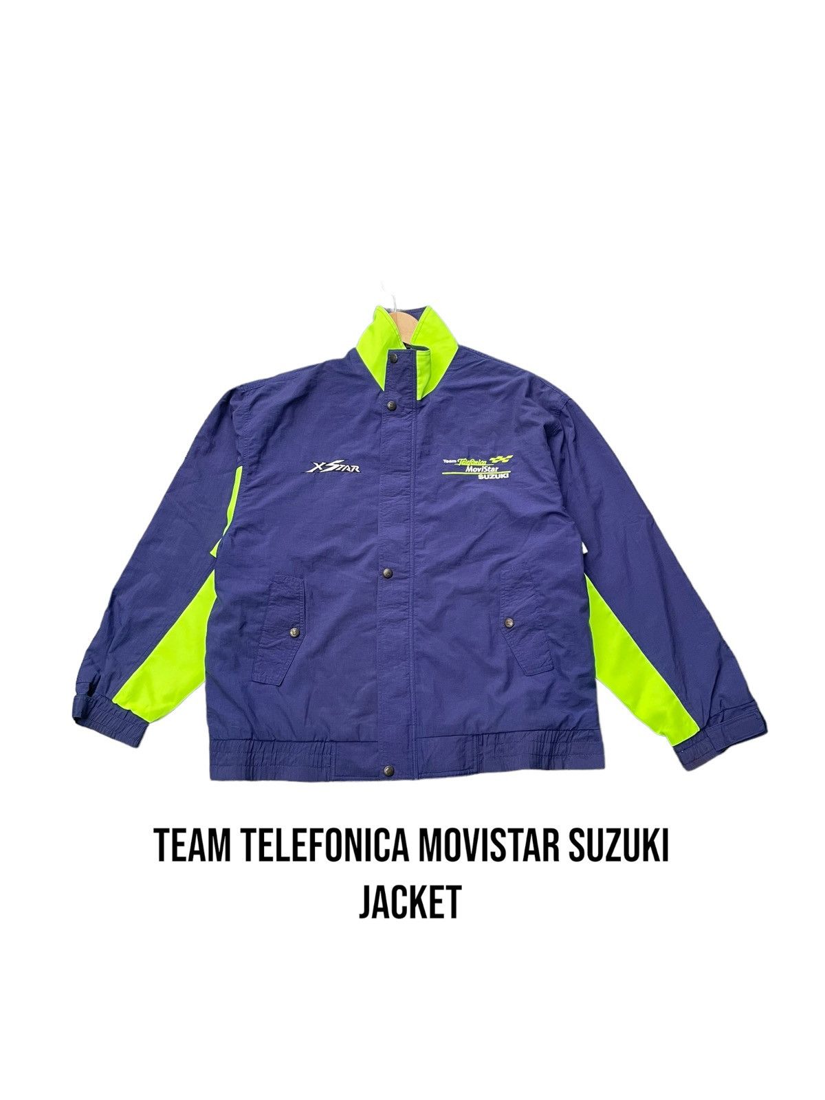 Japanese Brand Team Telefonica Movistar Suzuki Jacket Size US XL / EU 56 / 4 - 1 Thumbnail
