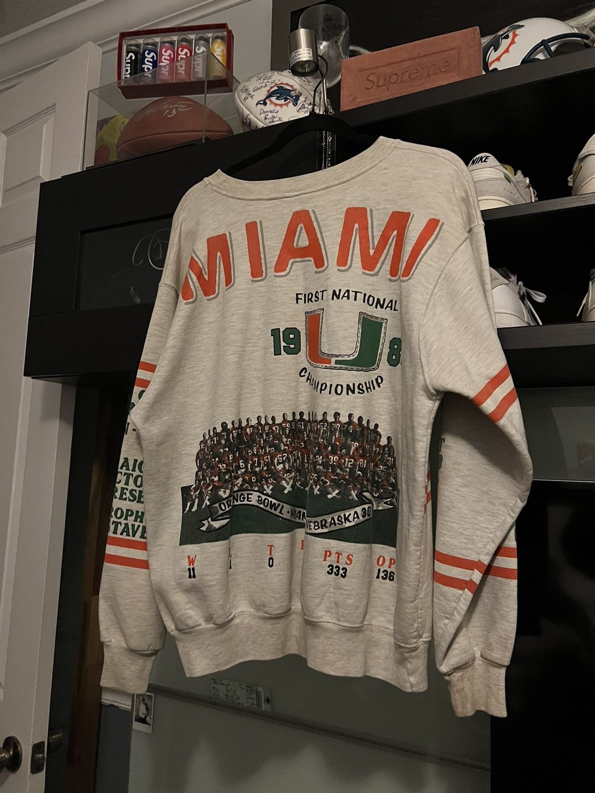 Miami Hurricanes First Championship Crewneck