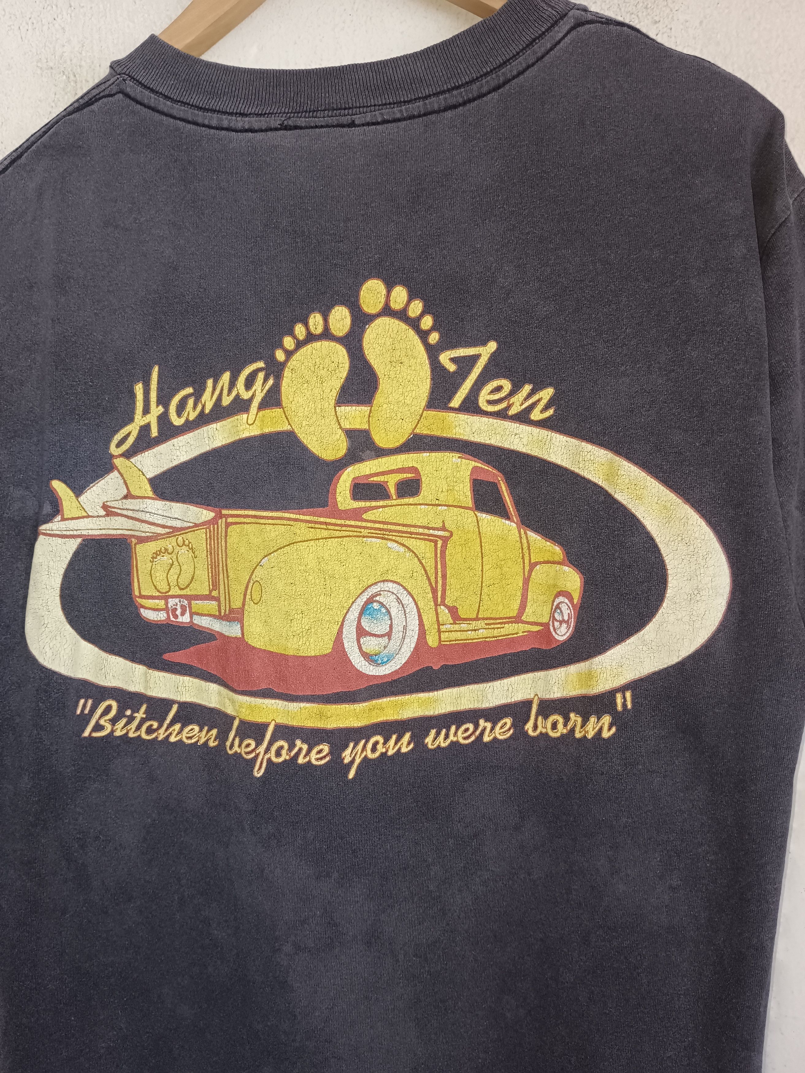 Hang Ten × Vintage Vintage Faded T-Shirt Hang Ten Made in Usa Size US M / EU 48-50 / 2 - 2 Thumbnail