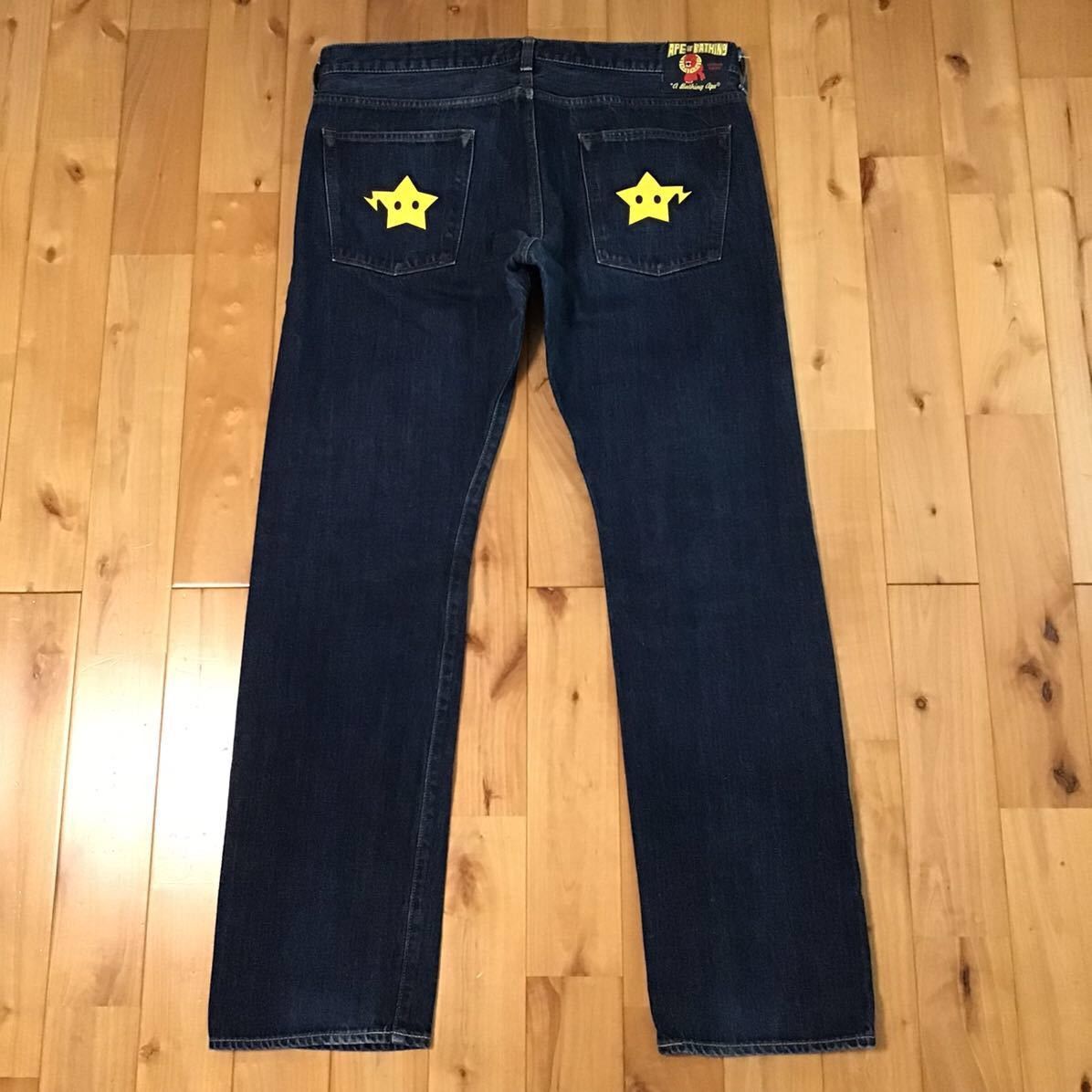 BathingApe エイプ スターデニム bape ベイプエイプデニムジーンズスター