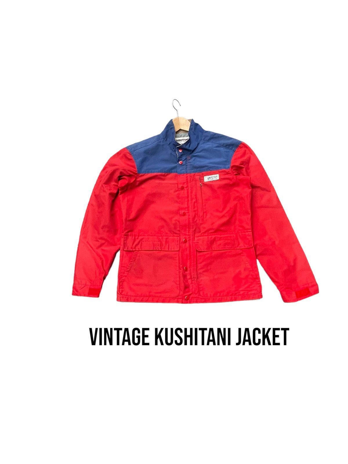 image of Archival Clothing x Vintage Kushitani Jacket in Red/Blu, Men's (Size Medium)