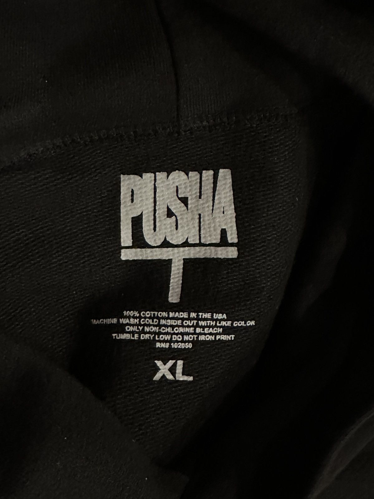 Band Tees Pusha T 1-800 Call My Bluff Its Almost Dry Black Hoodie Size US XL / EU 56 / 4 - 10 Thumbnail