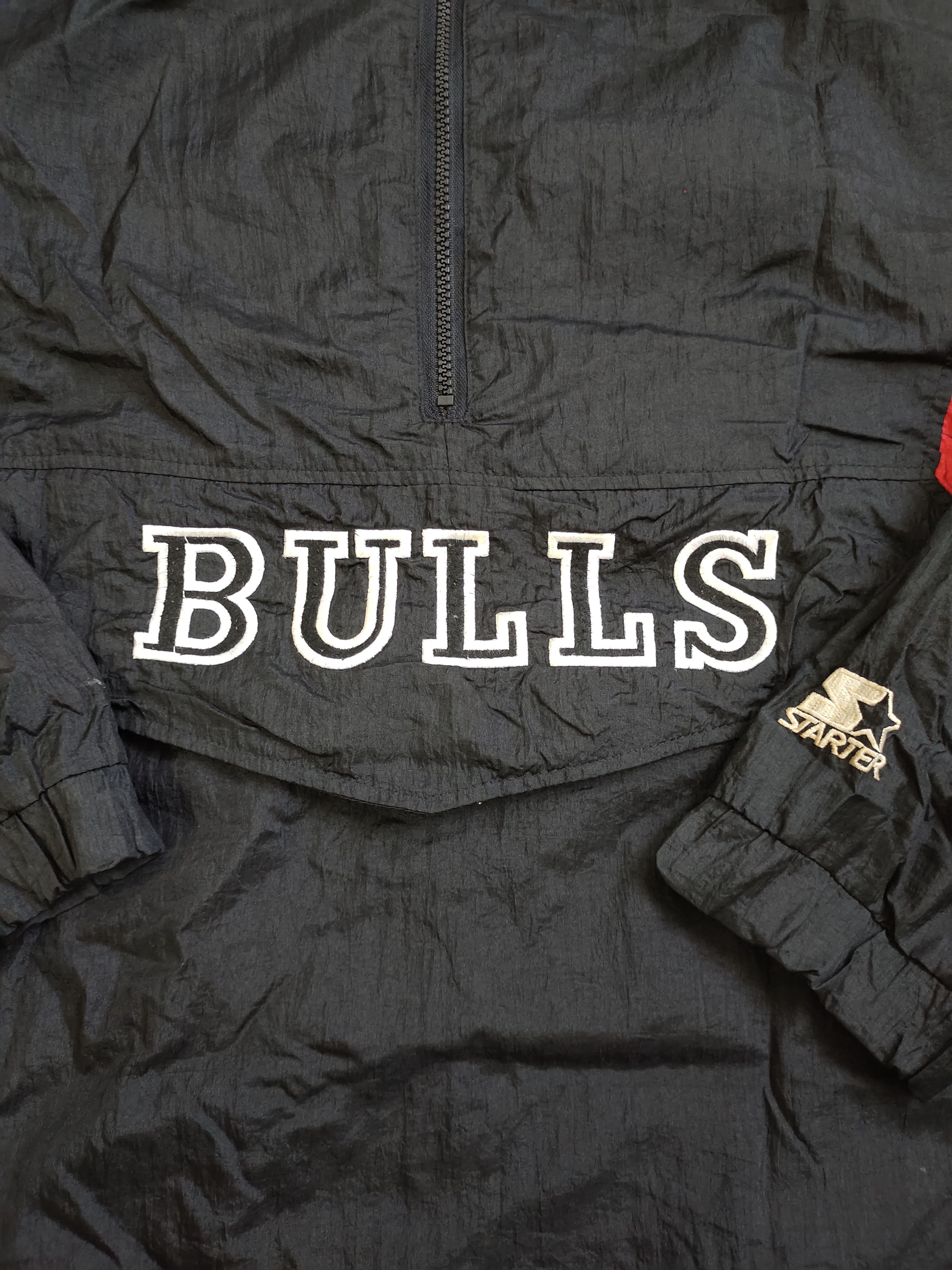 NBA Vintage Chicago Bulls Starter Anorak windbreaker Size US XXL / EU 58 / 5 - 4 Thumbnail