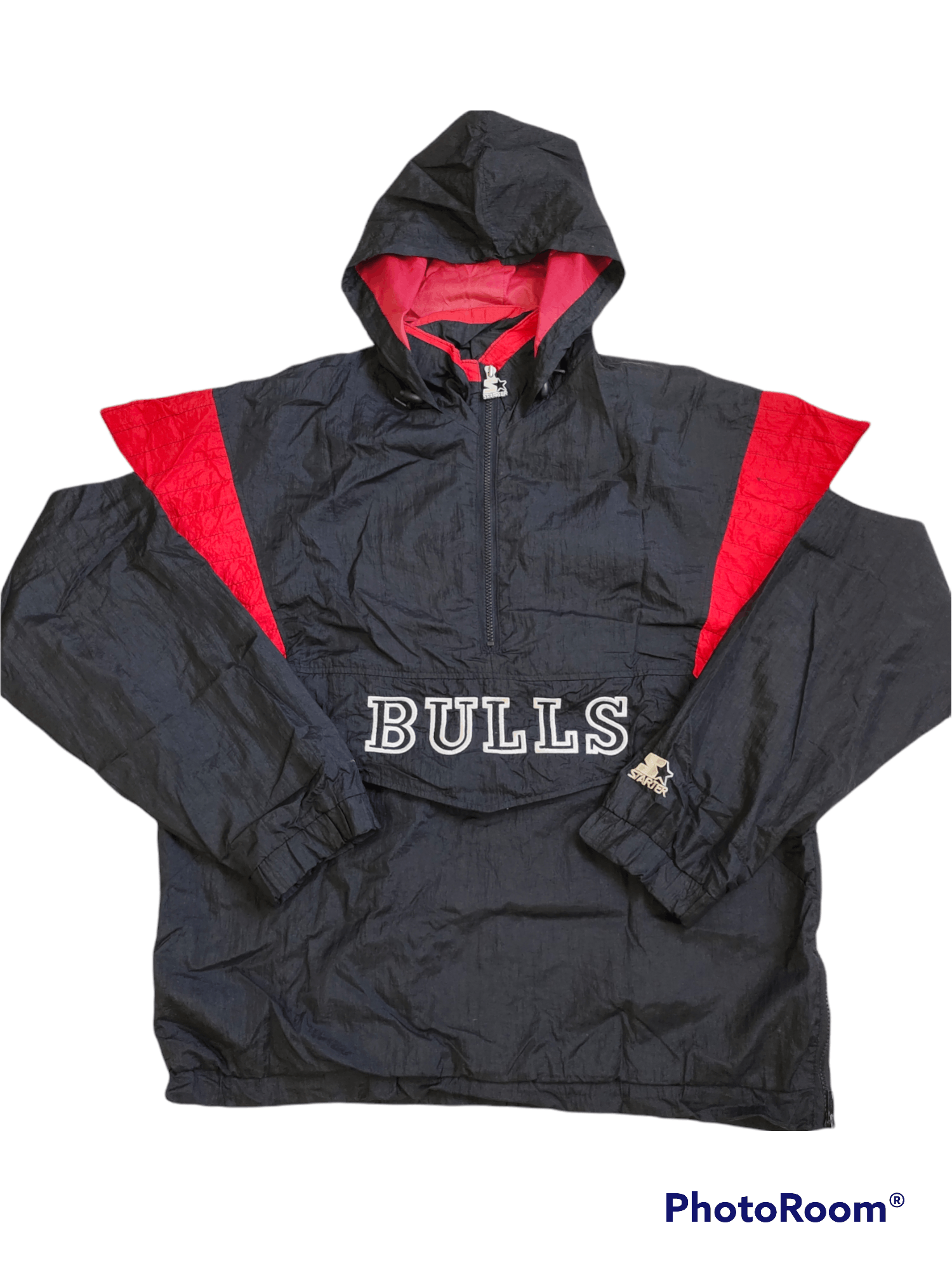 NBA Vintage Chicago Bulls Starter Anorak windbreaker Size US XXL / EU 58 / 5 - 1 Thumbnail