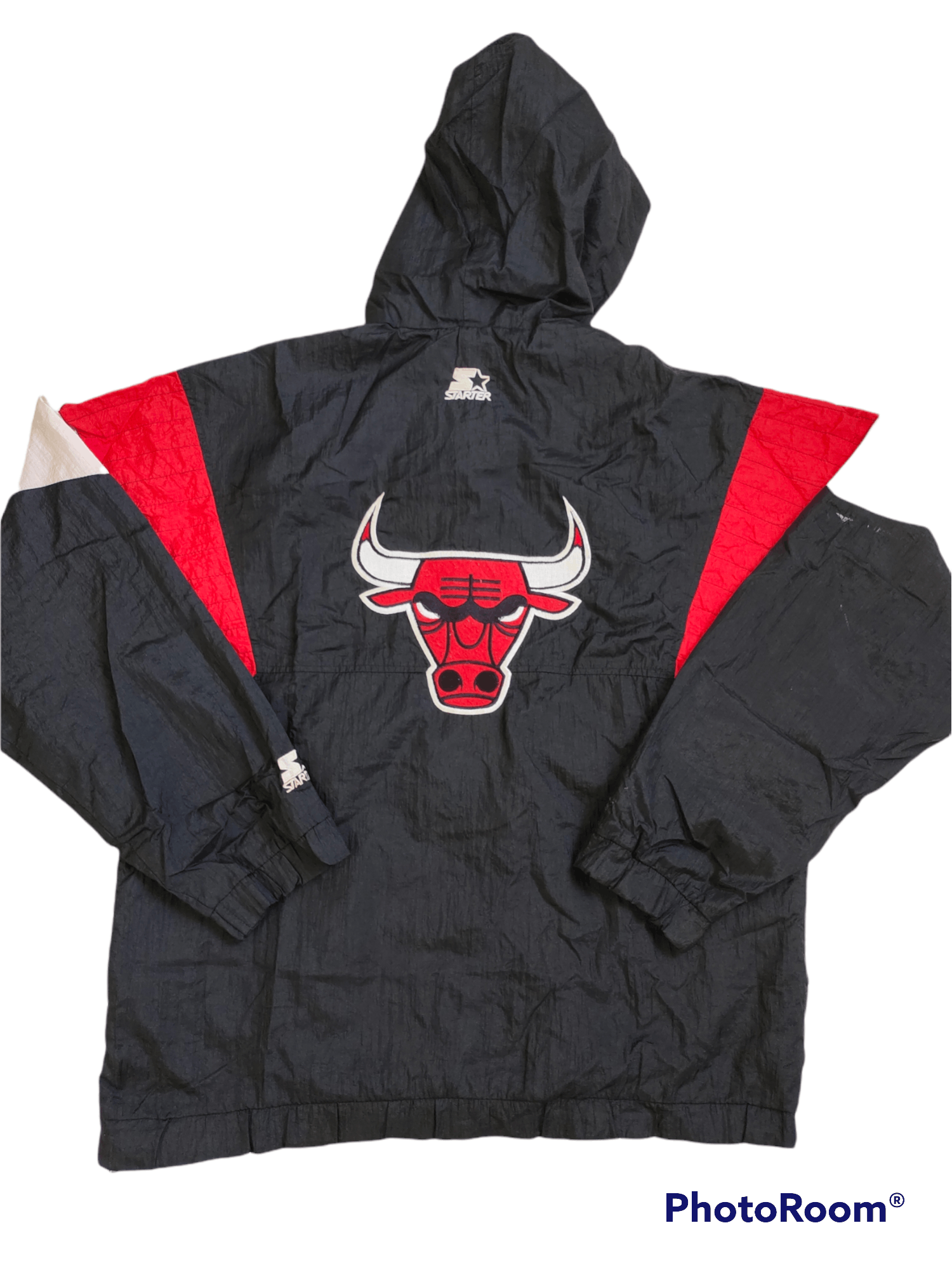 NBA Vintage Chicago Bulls Starter Anorak windbreaker Size US XXL / EU 58 / 5 - 2 Thumbnail