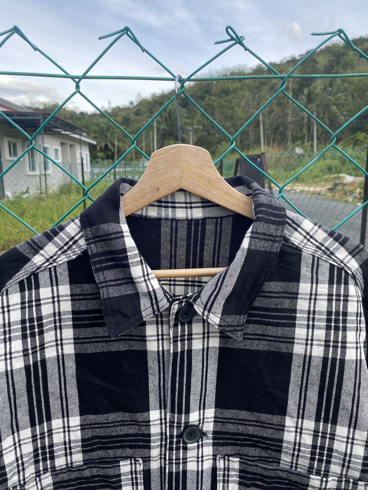 GU Japanese brand GU Flannel Jacket Size US L / EU 52-54 / 3 - 4 Thumbnail