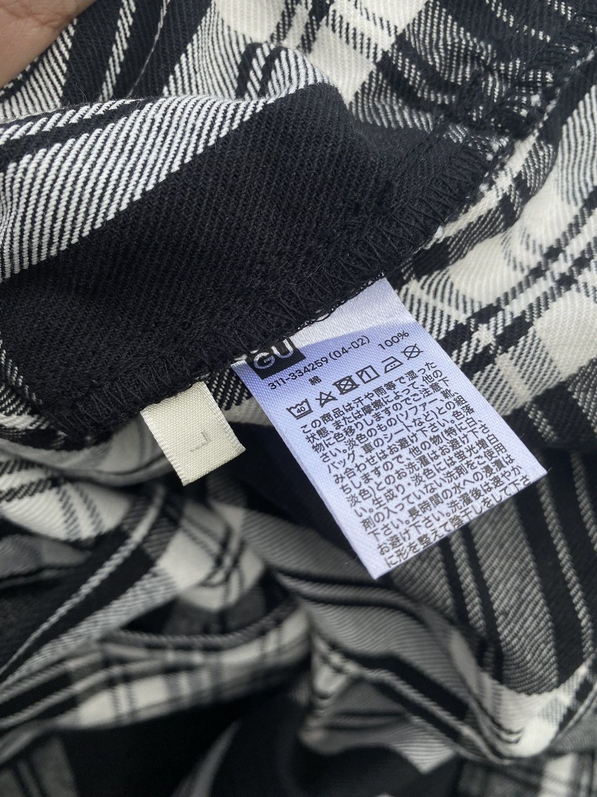 GU Japanese brand GU Flannel Jacket Size US L / EU 52-54 / 3 - 7 Thumbnail