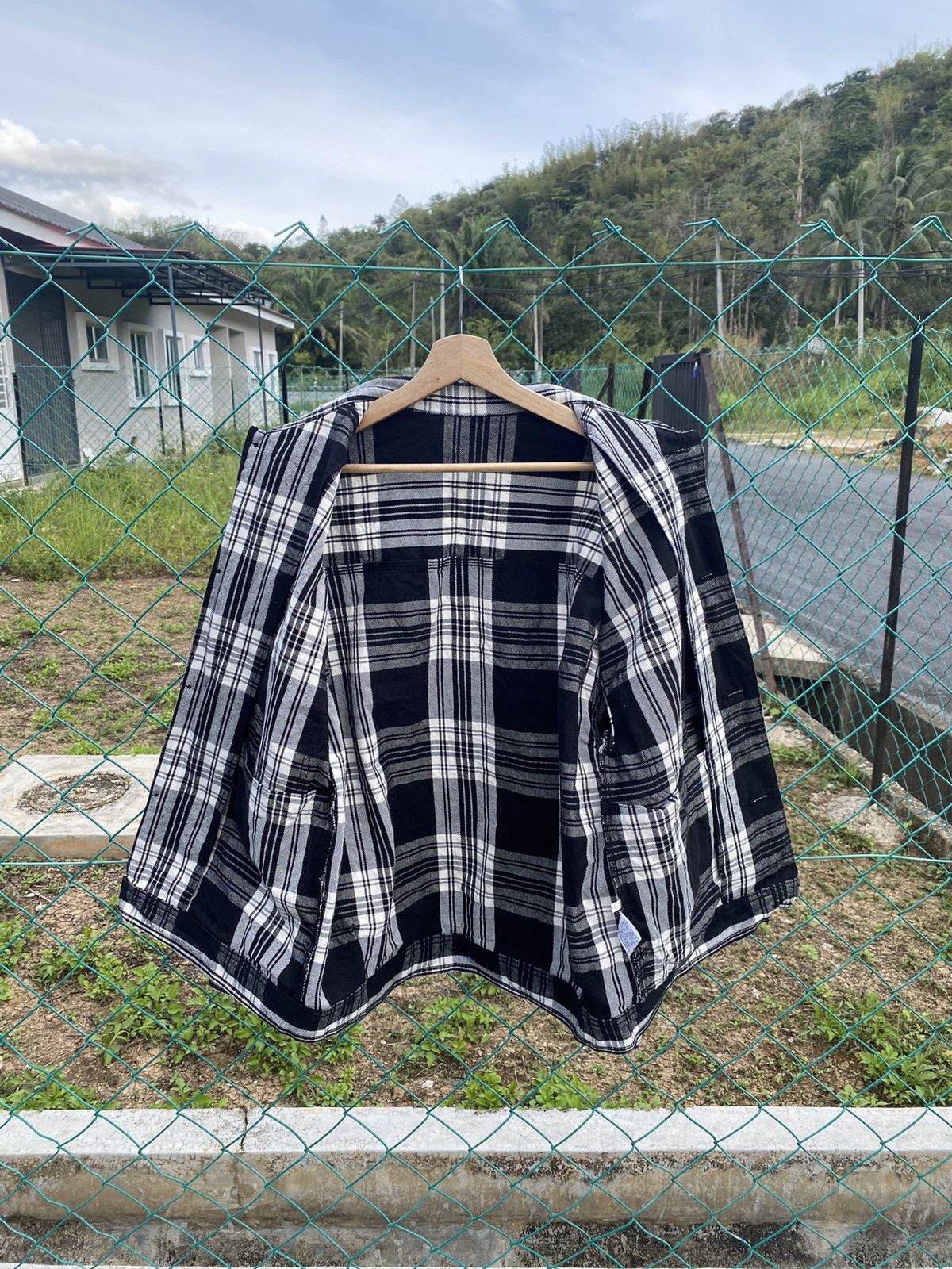 GU Japanese brand GU Flannel Jacket Size US L / EU 52-54 / 3 - 3 Thumbnail