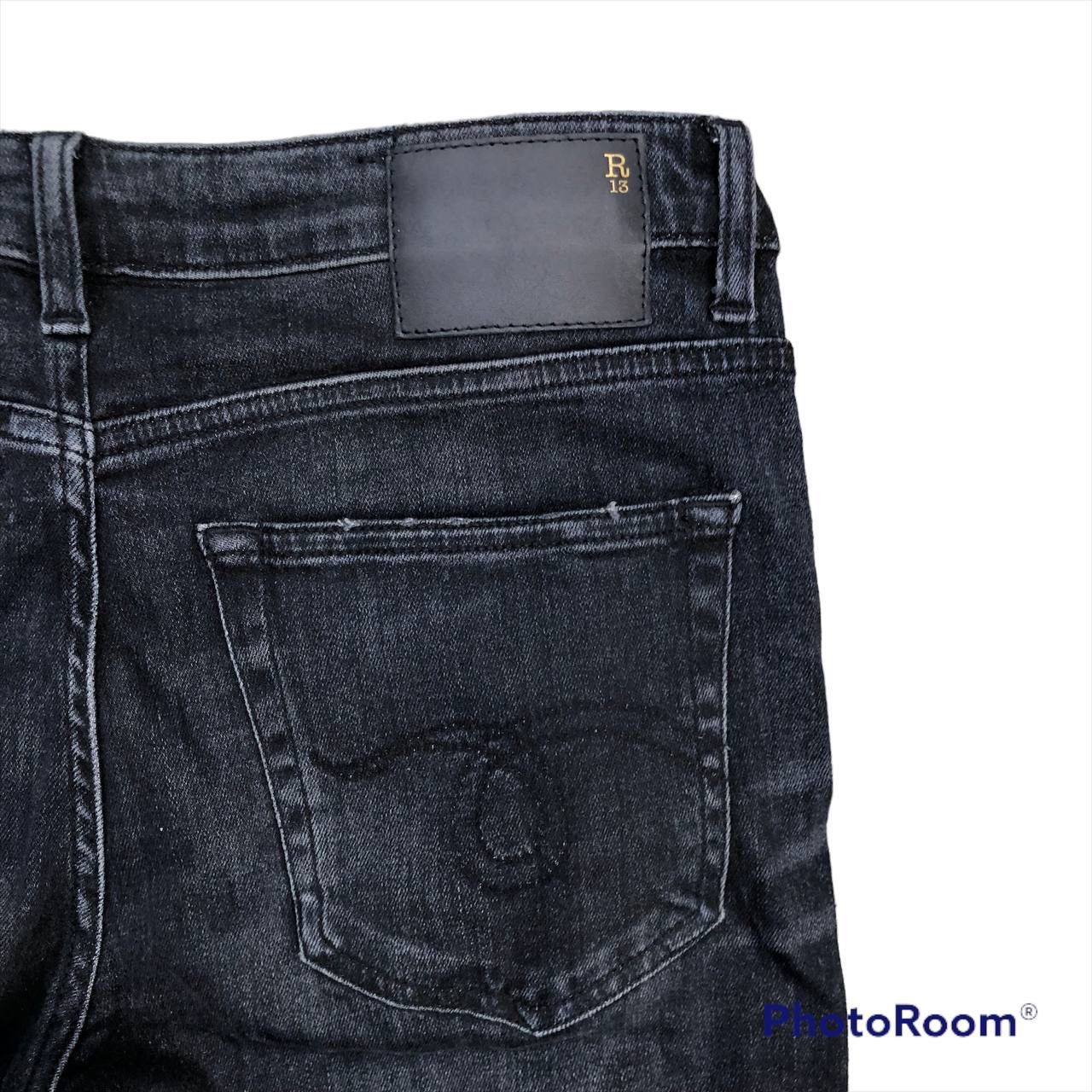 R13 R13 BOY STRAIGHT WITH UNEVEN HEM CROPPED PANTS Size US 28 / EU 44 - 6 Thumbnail