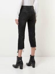 R13 R13 BOY STRAIGHT WITH UNEVEN HEM CROPPED PANTS Size US 28 / EU 44 - 8 Thumbnail