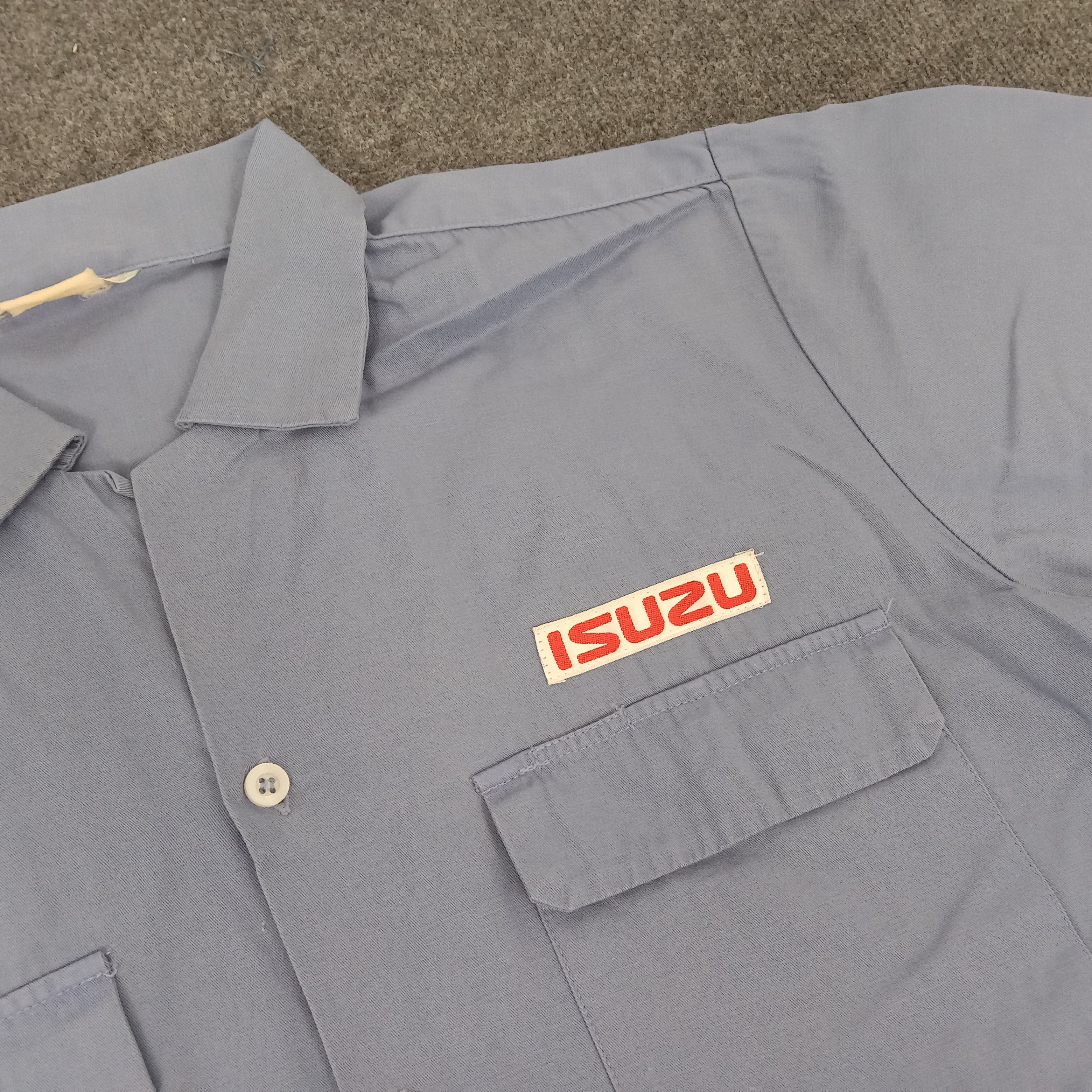 Japanese Brand × Vintage Isuzu Japanese Racing Uniform Shirt Button Up Size US L / EU 52-54 / 3 - 2 Thumbnail