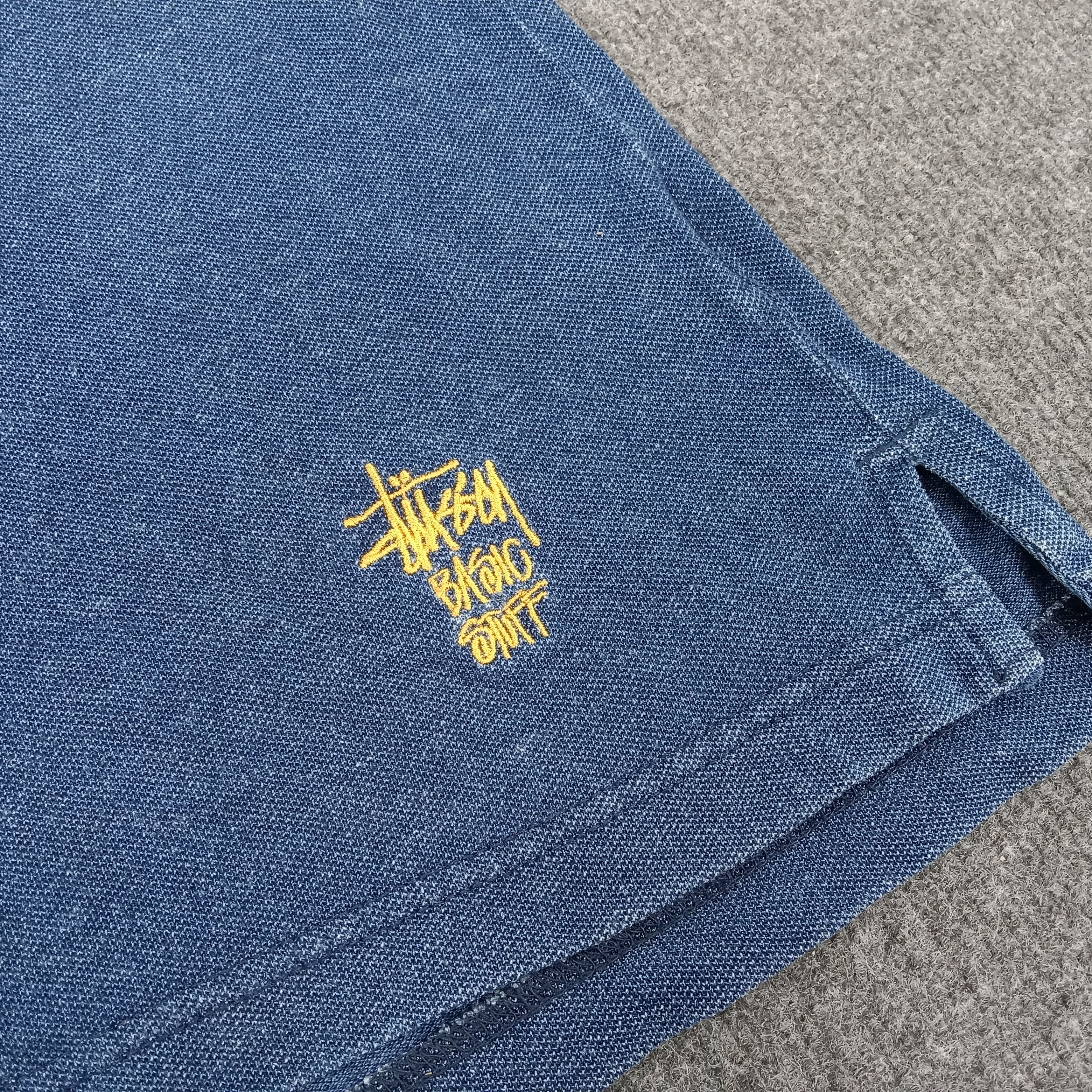Stussy × Vintage Stussy Streetwear Style Custom Big Art Design Polos Size US L / EU 52-54 / 3 - 3 Thumbnail
