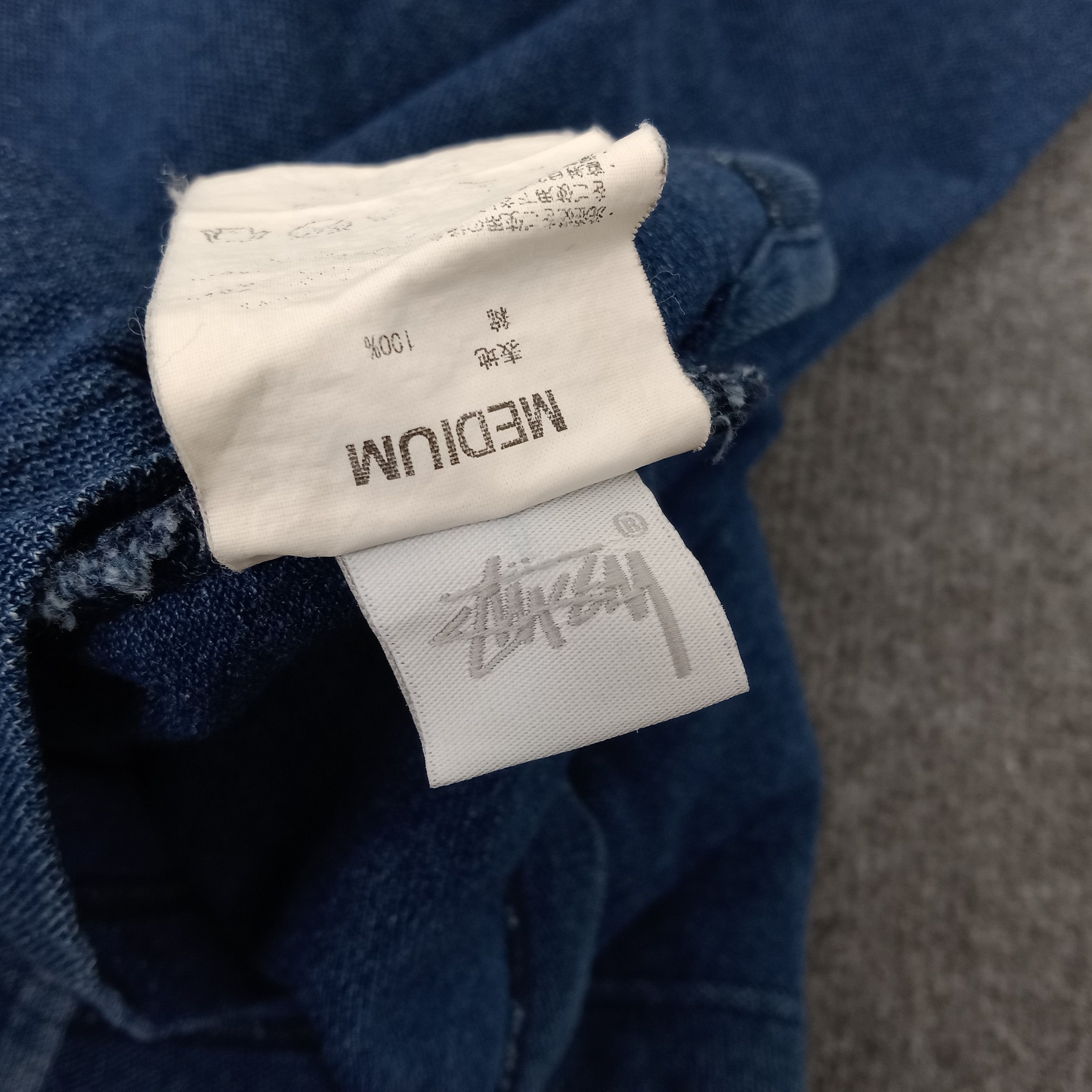 Stussy × Vintage Stussy Streetwear Style Custom Big Art Design Polos Size US L / EU 52-54 / 3 - 7 Thumbnail