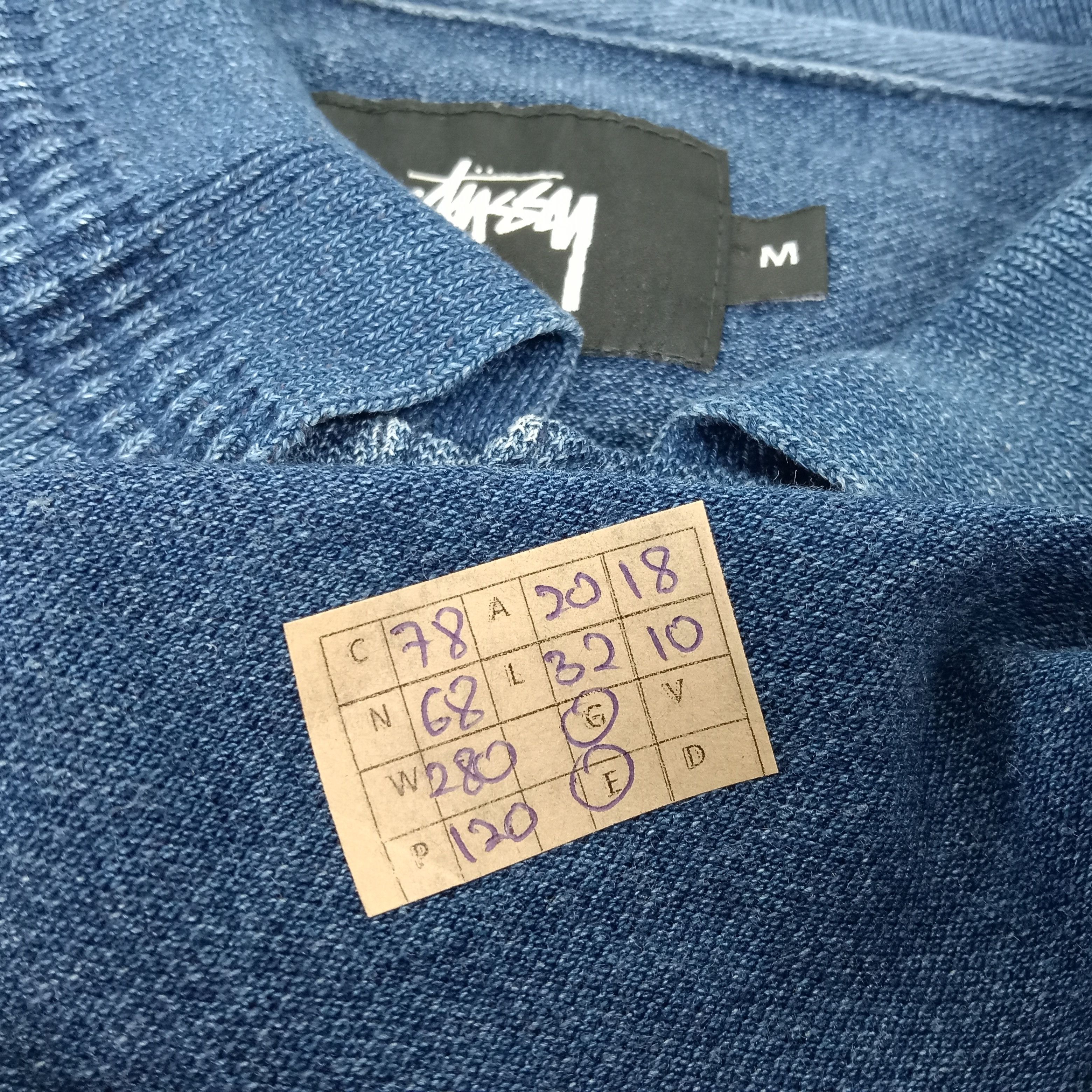 Stussy × Vintage Stussy Streetwear Style Custom Big Art Design Polos Size US L / EU 52-54 / 3 - 9 Thumbnail