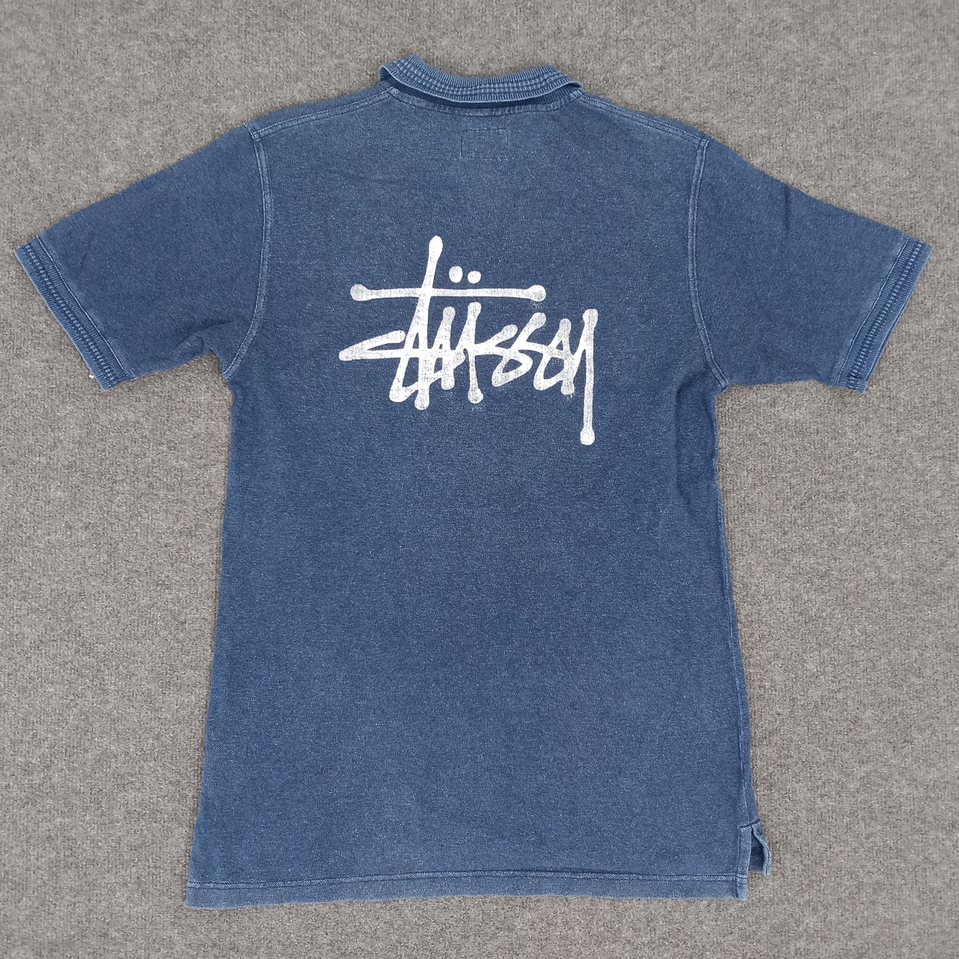 Stussy × Vintage Stussy Streetwear Style Custom Big Art Design Polos Size US L / EU 52-54 / 3 - 1 Thumbnail