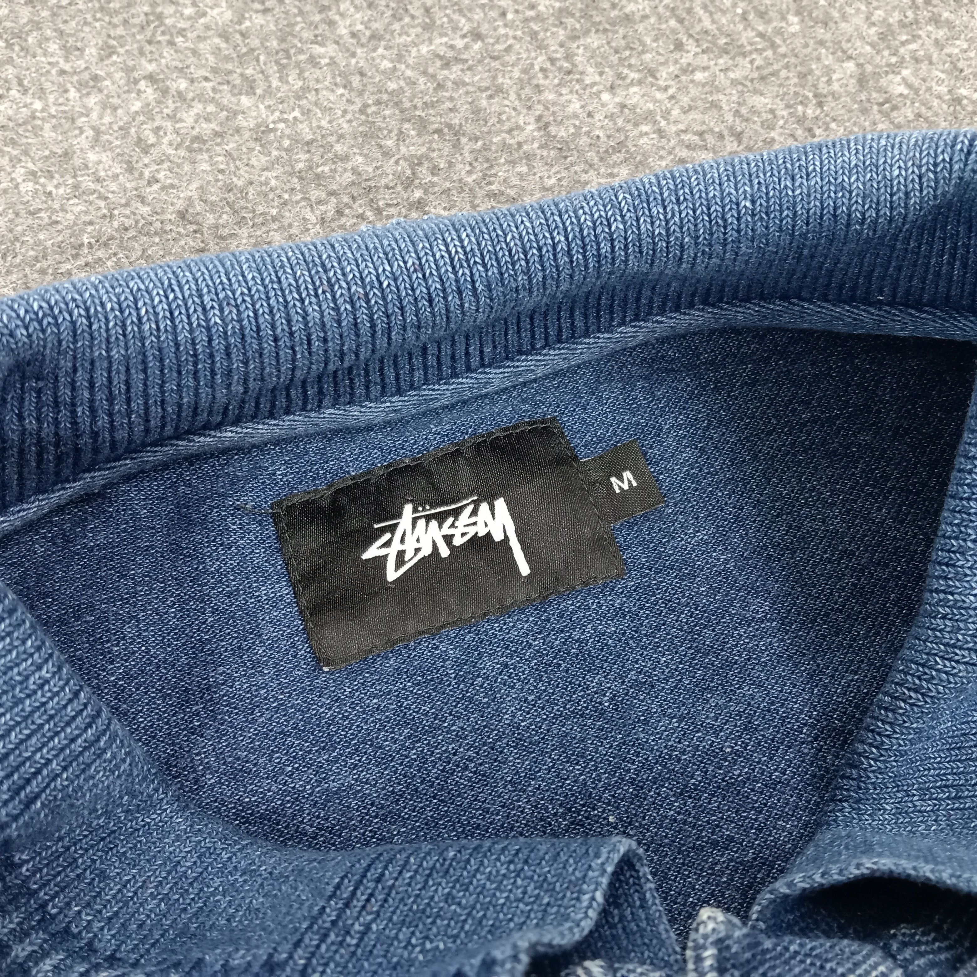 Stussy × Vintage Stussy Streetwear Style Custom Big Art Design Polos Size US L / EU 52-54 / 3 - 5 Thumbnail