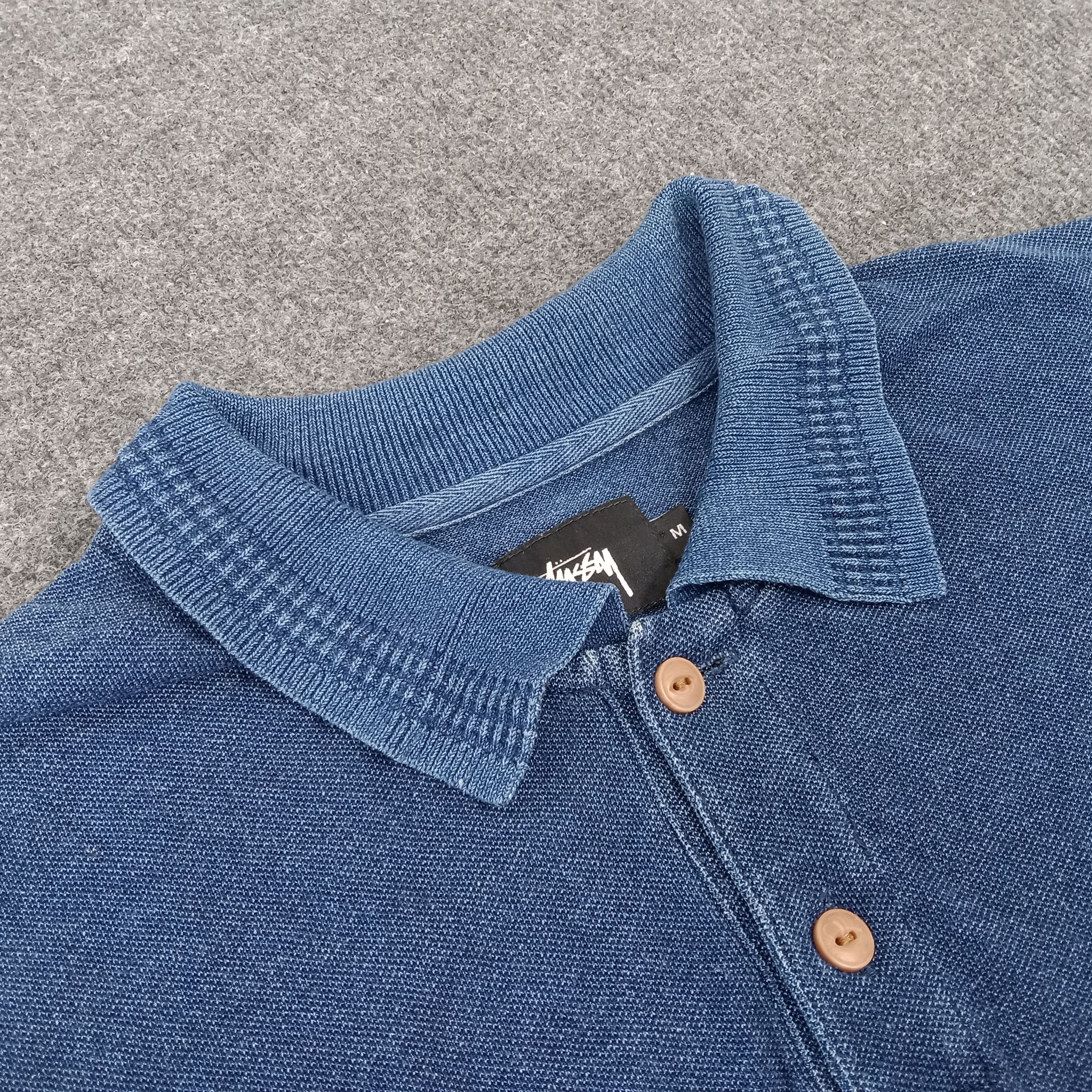 Stussy × Vintage Stussy Streetwear Style Custom Big Art Design Polos Size US L / EU 52-54 / 3 - 4 Thumbnail