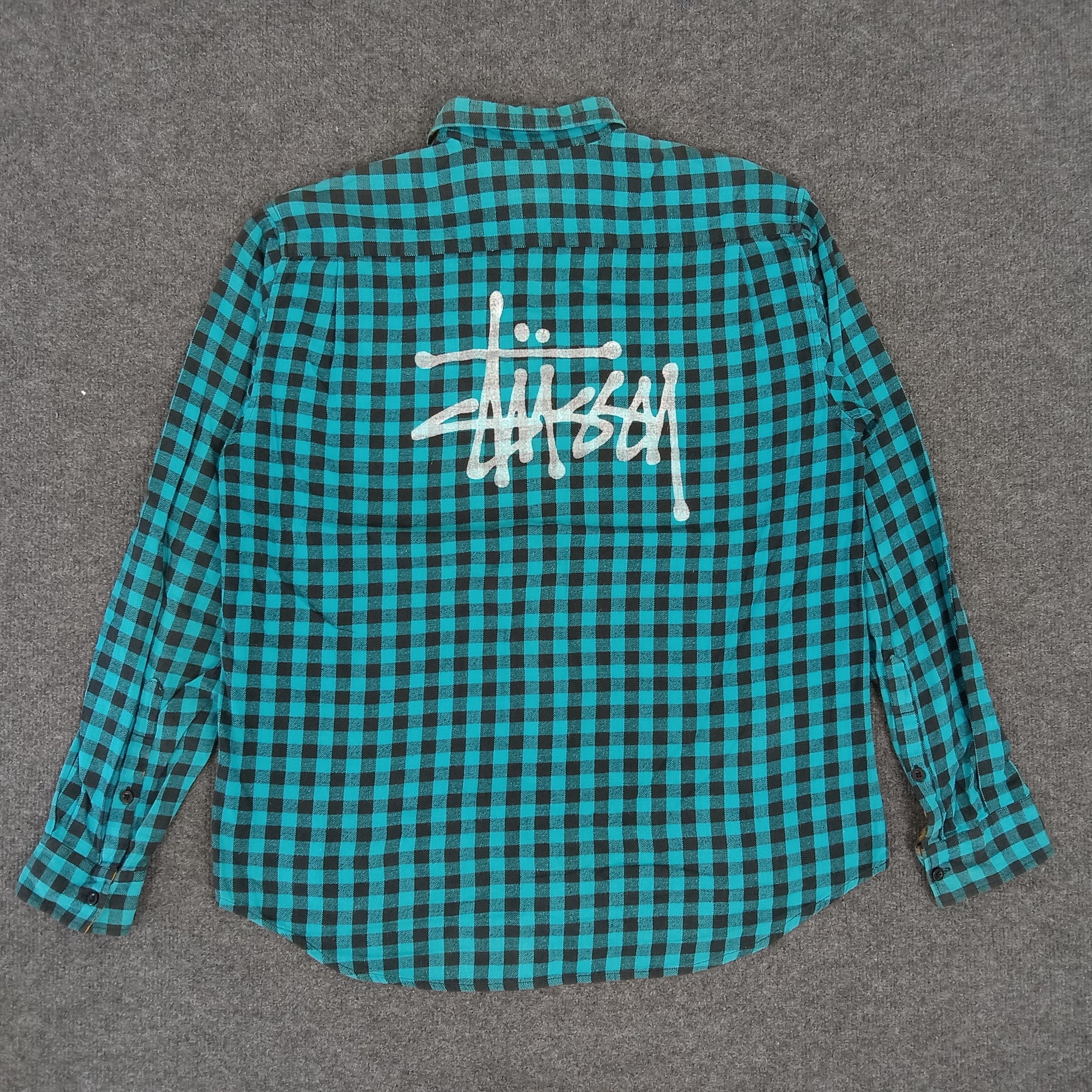 Stussy Stüssy Garage zip-up Work Shirt | Grailed