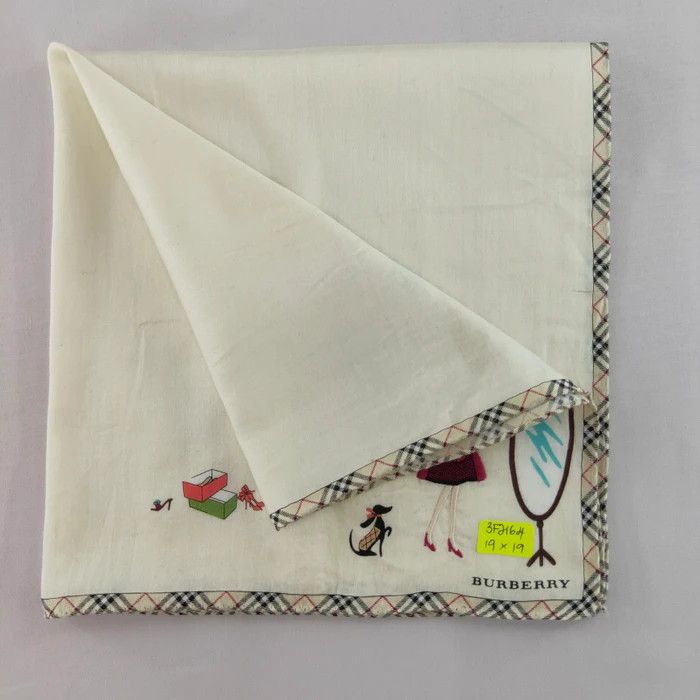 Burberry Handkerchief/ Neckerchief/ Bandana - #F2164 Size ONE SIZE - 2 Thumbnail