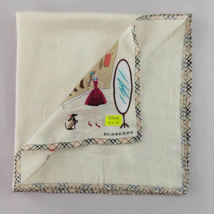 Burberry Handkerchief/ Neckerchief/ Bandana - #F2164 Size ONE SIZE - 3 Thumbnail