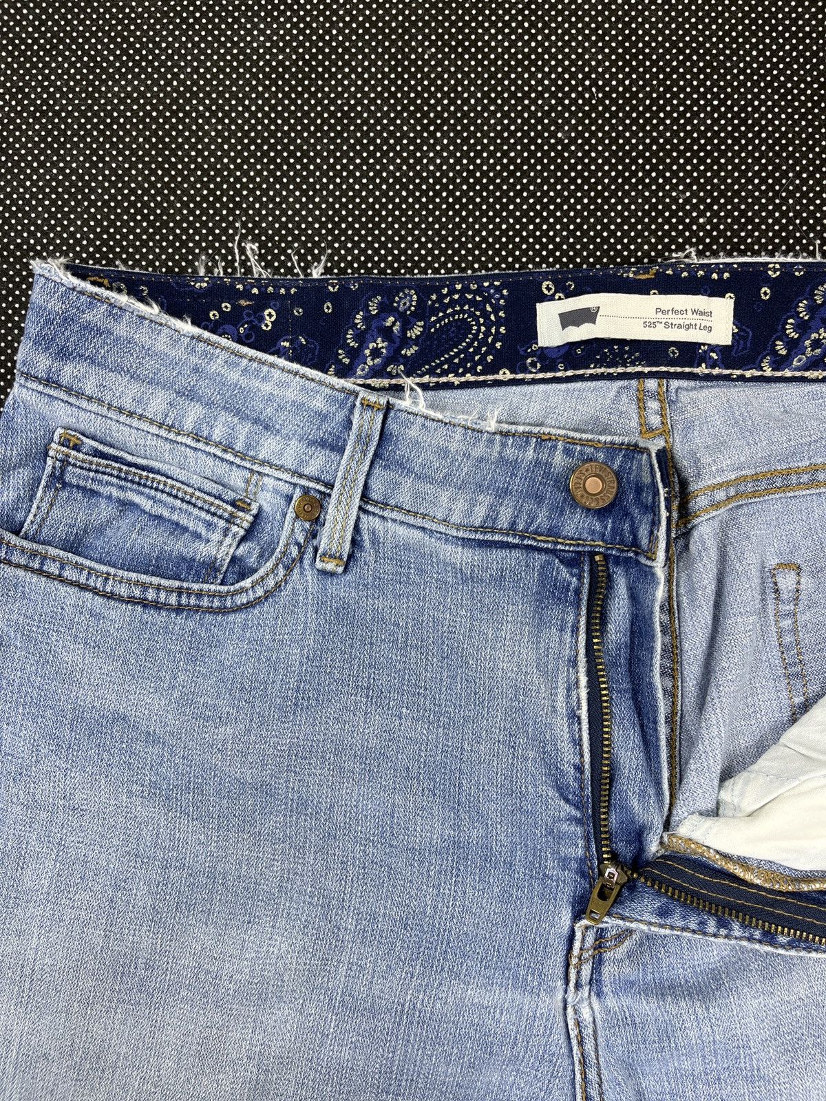 Levi's × Vintage Vintage Levis 525 Jeans Paisley Denim - J229 Size 34" / US 12 / IT 48 - 5 Thumbnail