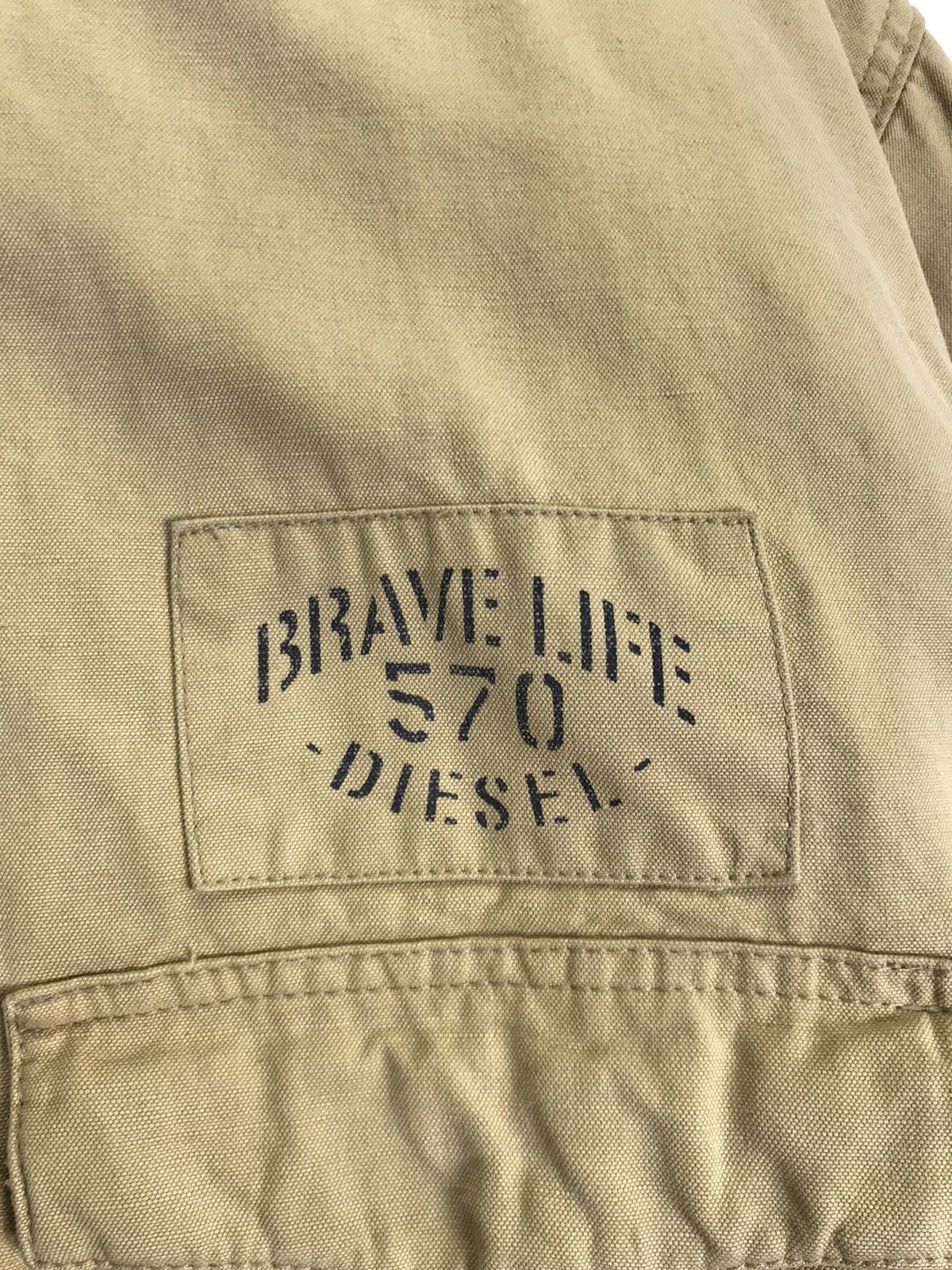 Diesel Vintage Diesel Brave Life 570 Duck Canvas Bomber Style Size US M / EU 48-50 / 2 - 10 Thumbnail