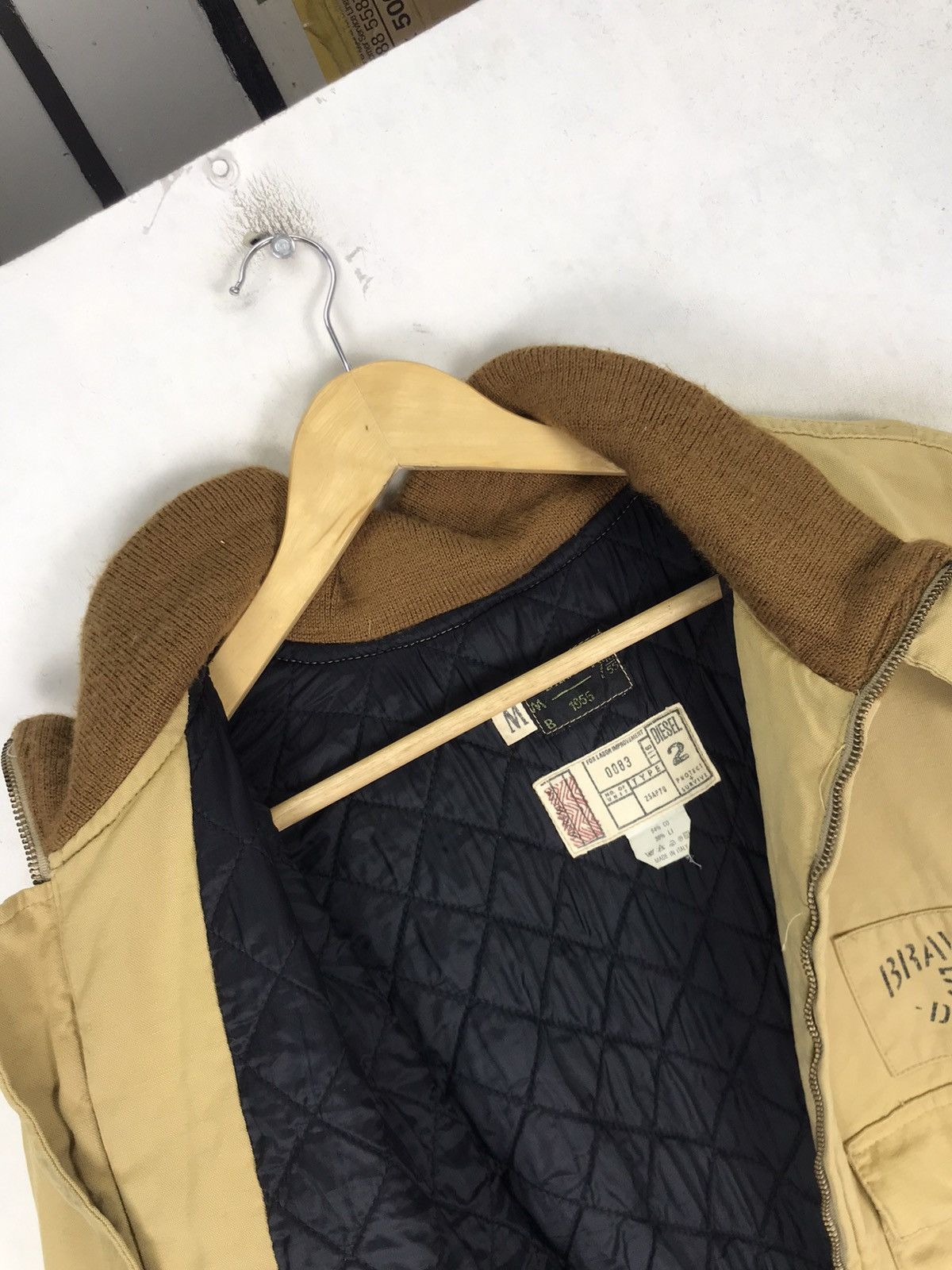 Diesel Vintage Diesel Brave Life 570 Duck Canvas Bomber Style Size US M / EU 48-50 / 2 - 24 Thumbnail