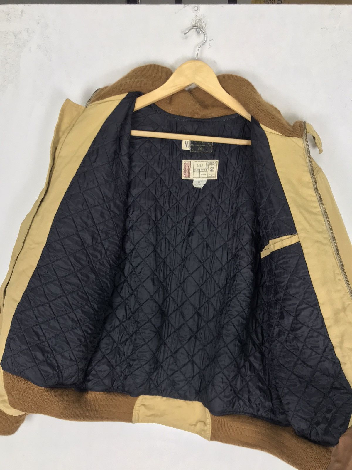 Diesel Vintage Diesel Brave Life 570 Duck Canvas Bomber Style Size US M / EU 48-50 / 2 - 23 Thumbnail