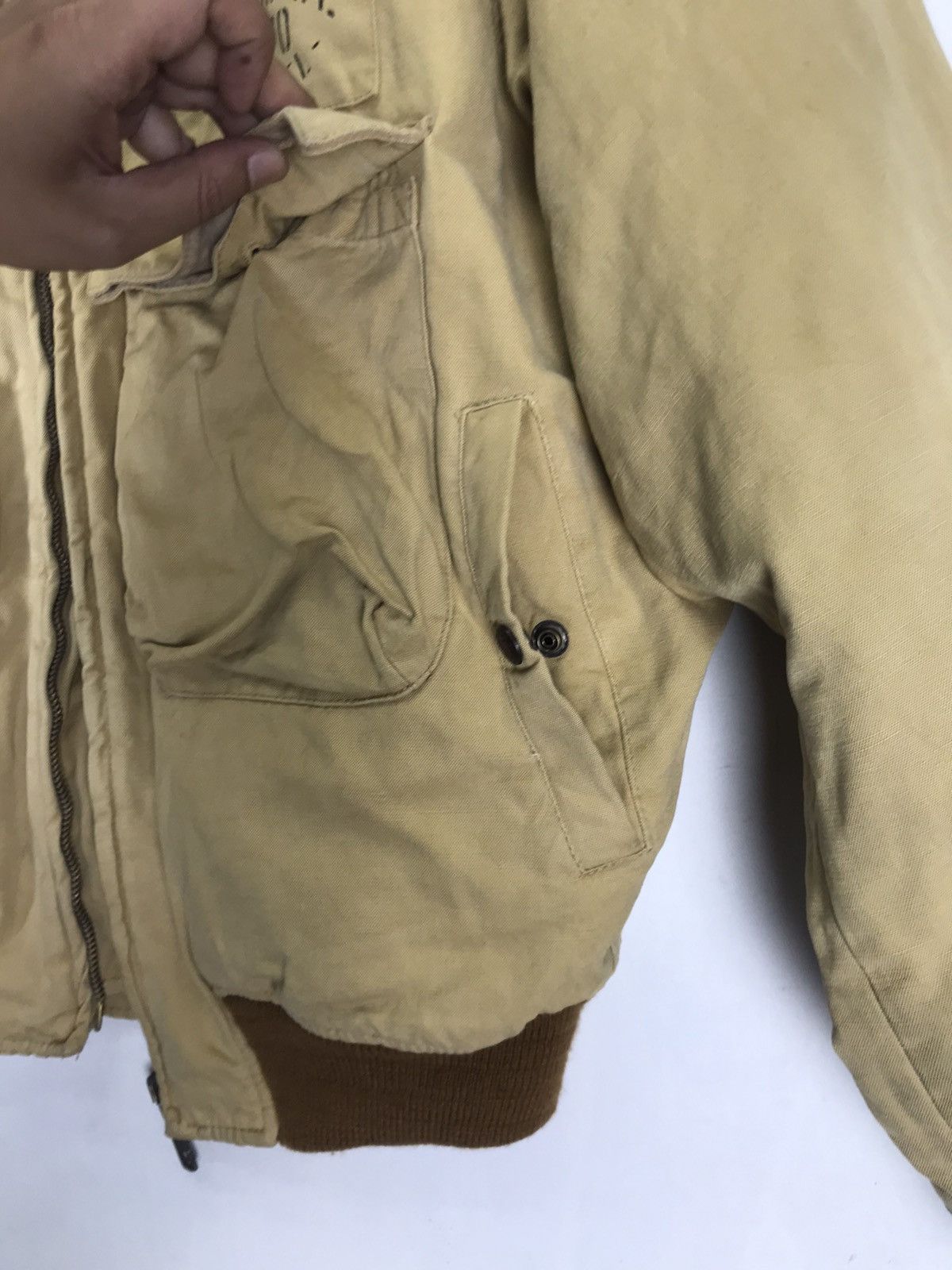 Diesel Vintage Diesel Brave Life 570 Duck Canvas Bomber Style Size US M / EU 48-50 / 2 - 18 Thumbnail