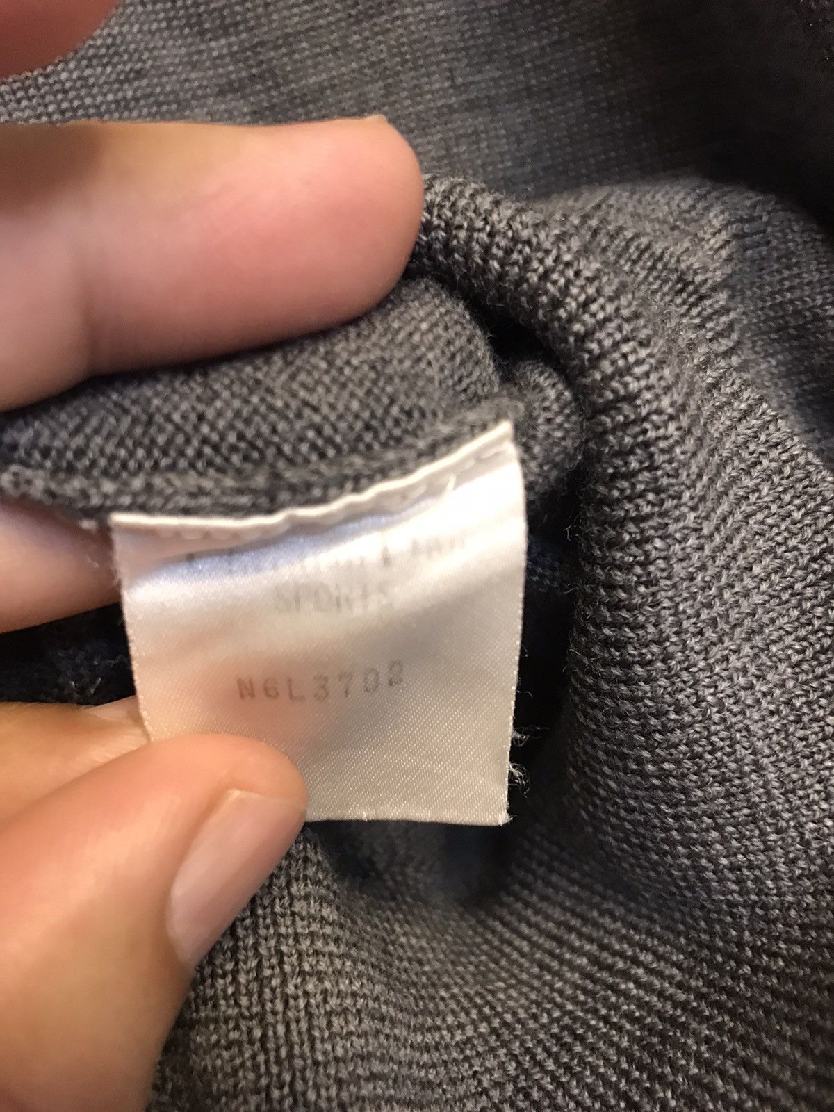 Christian Dior Monsieur × Vintage Cristian Dior 80/90s Wool Sweatshirt Size L / US 10 / IT 46 - 12 Thumbnail