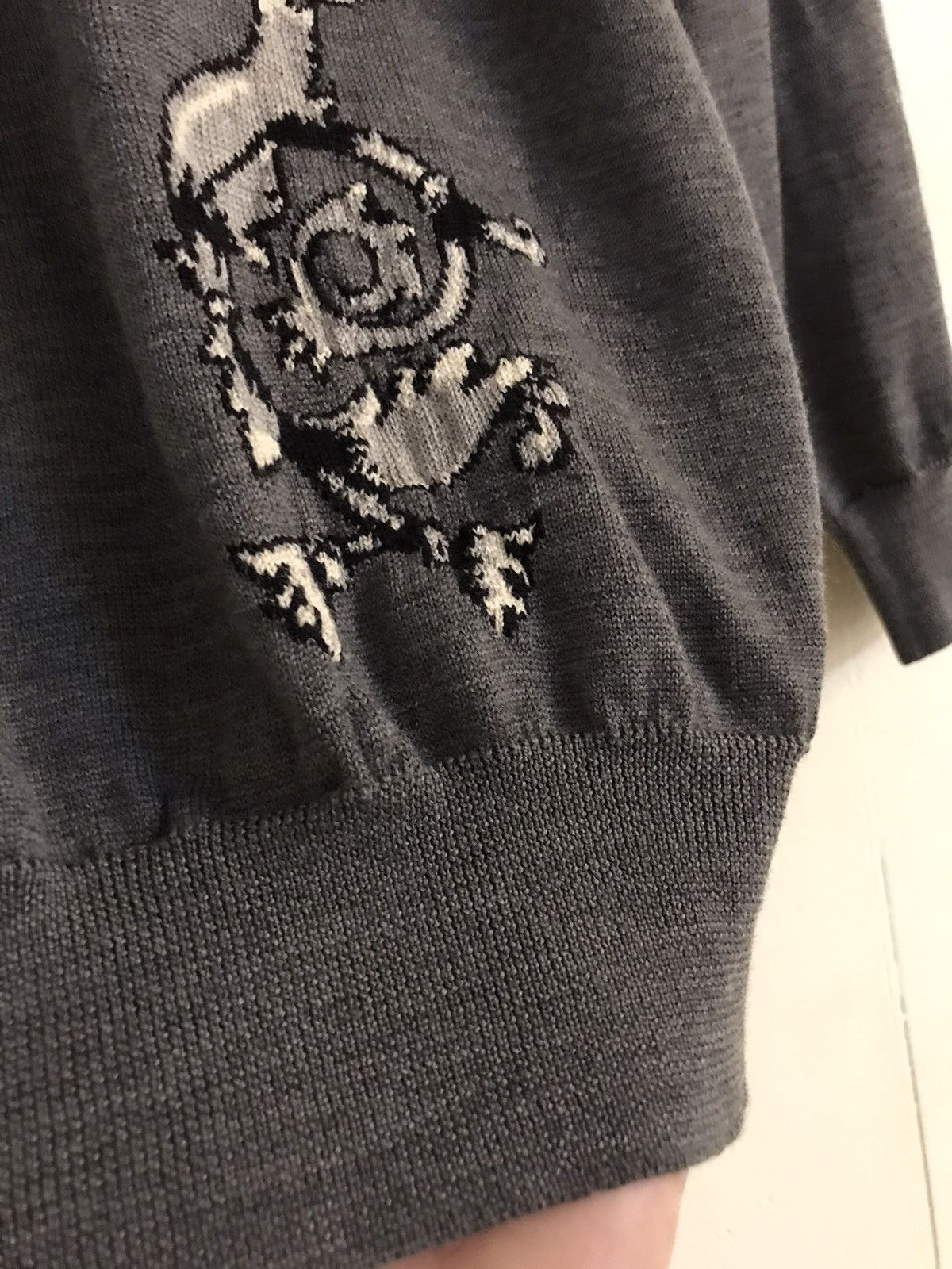 Christian Dior Monsieur × Vintage Cristian Dior 80/90s Wool Sweatshirt Size L / US 10 / IT 46 - 14 Thumbnail