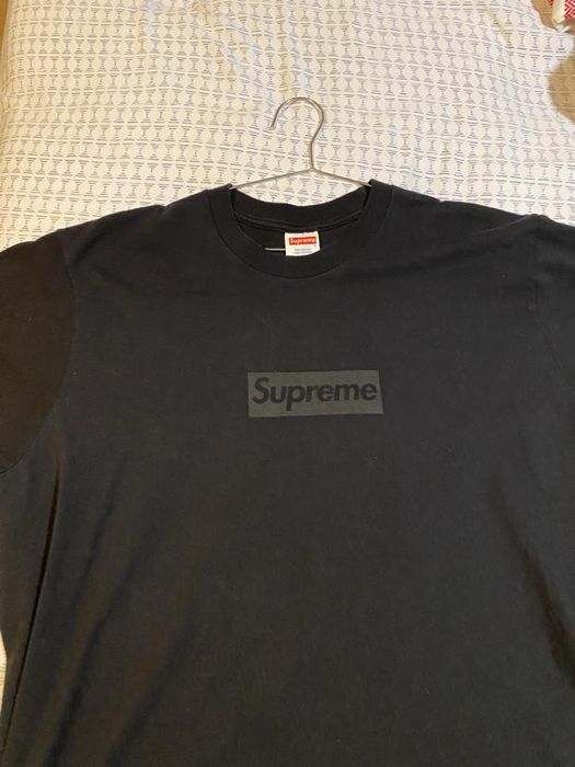 Supreme Supreme Tonal Box Logo Tee - Black | Grailed