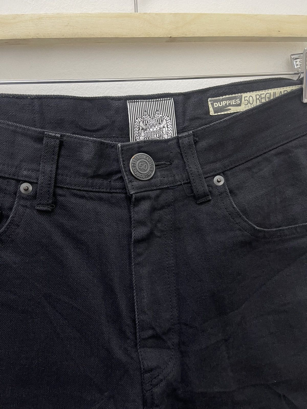 If Six Was Nine Rare Vintage DESTROY BABYLON PHILOSOPHY 50 Duppies Selvedge Size US 34 / EU 50 - 8 Thumbnail