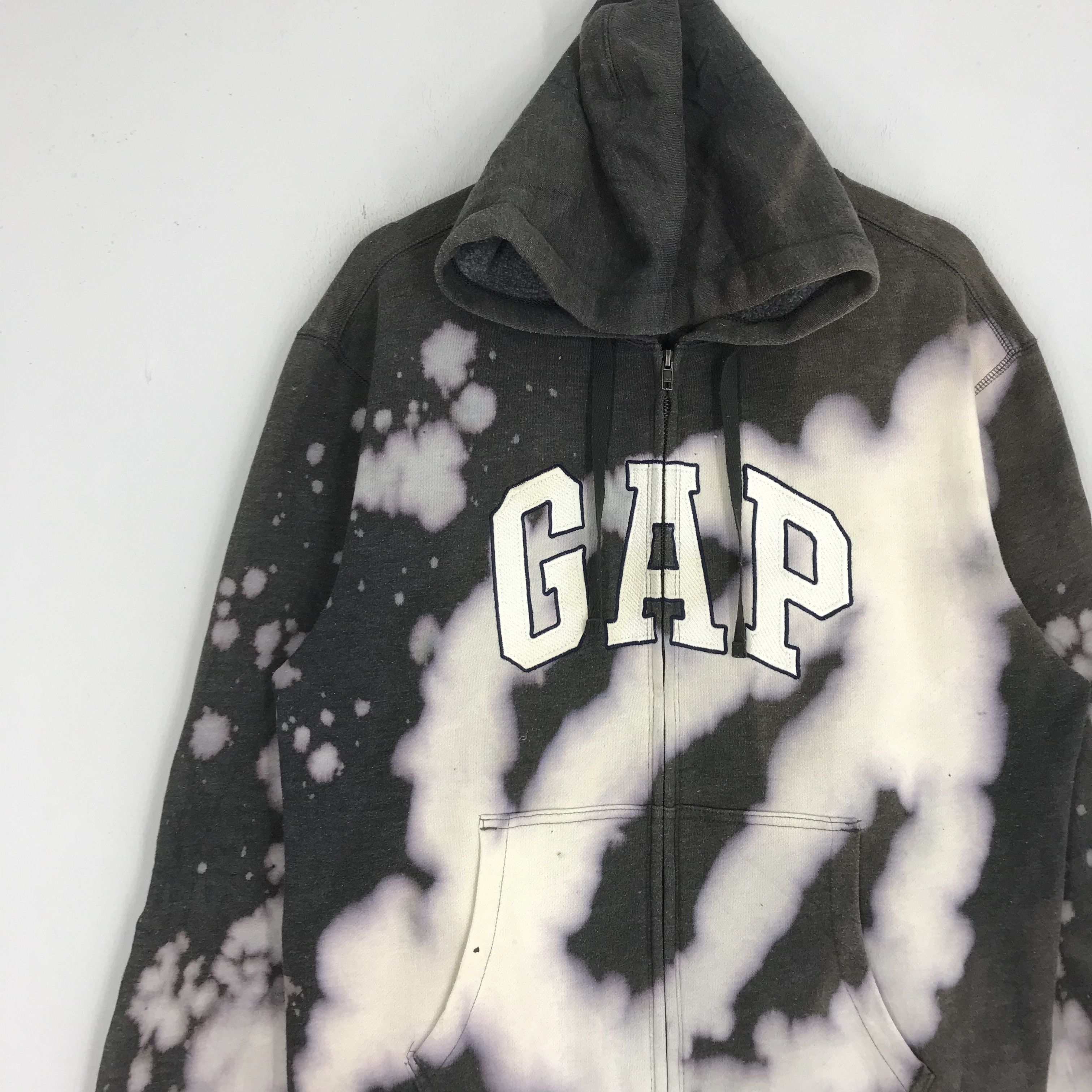Gap Vintage Gap Hoodie Custom Acid Wash Sweater Big Logo Hoodie Size US L / EU 52-54 / 3 - 3 Thumbnail