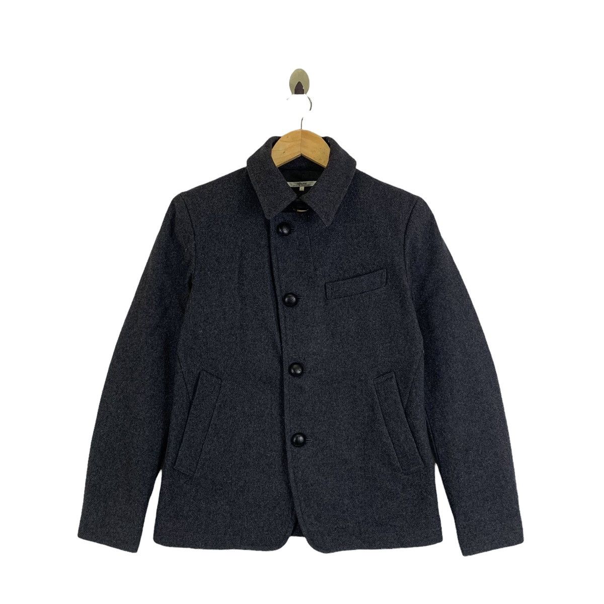 Japanese Brand × Journal Standard × Vintage Vintage JOURNAL STANDARD Japanese Brand Wool Coat Jacket Size US S / EU 44-46 / 1 - 1 Thumbnail