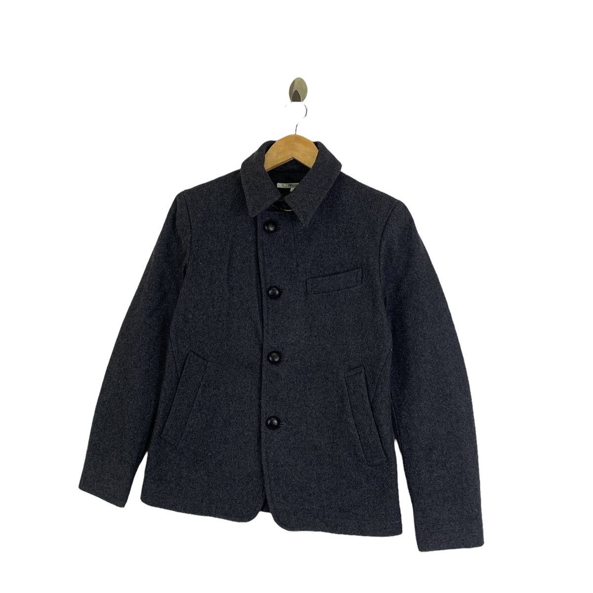Japanese Brand × Journal Standard × Vintage Vintage JOURNAL STANDARD Japanese Brand Wool Coat Jacket Size US S / EU 44-46 / 1 - 4 Thumbnail