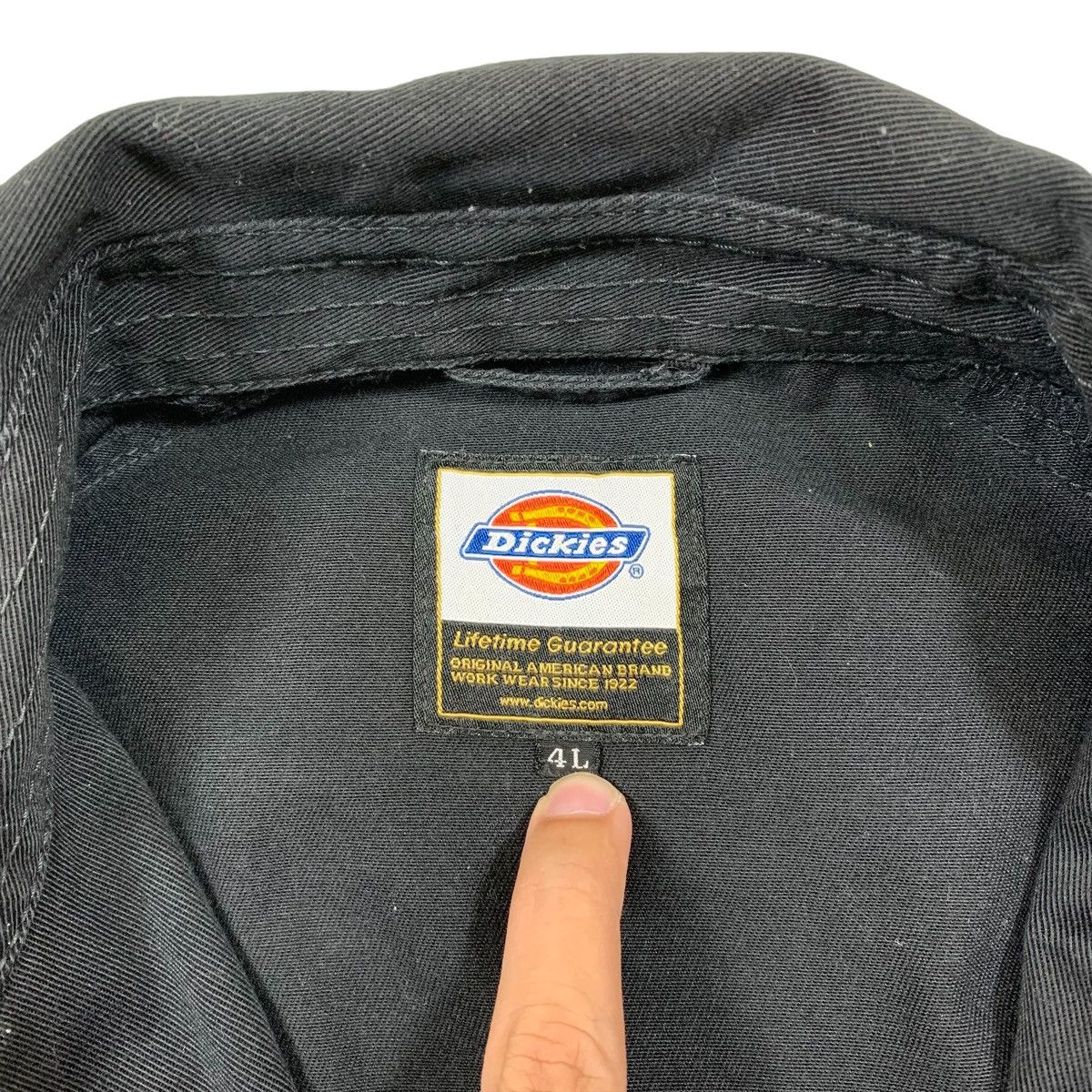 Dickies × Vintage Vintage DICKIES America Workwear Zipper Cotton Jacket Size US L / EU 52-54 / 3 - 6 Thumbnail