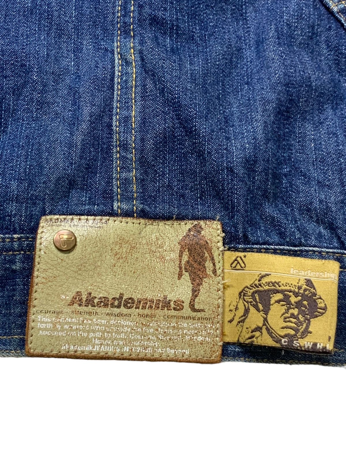 Akademiks Rare Akademiks Denim Jacket Streetwear Size US L / EU 52-54 / 3 - 9 Thumbnail