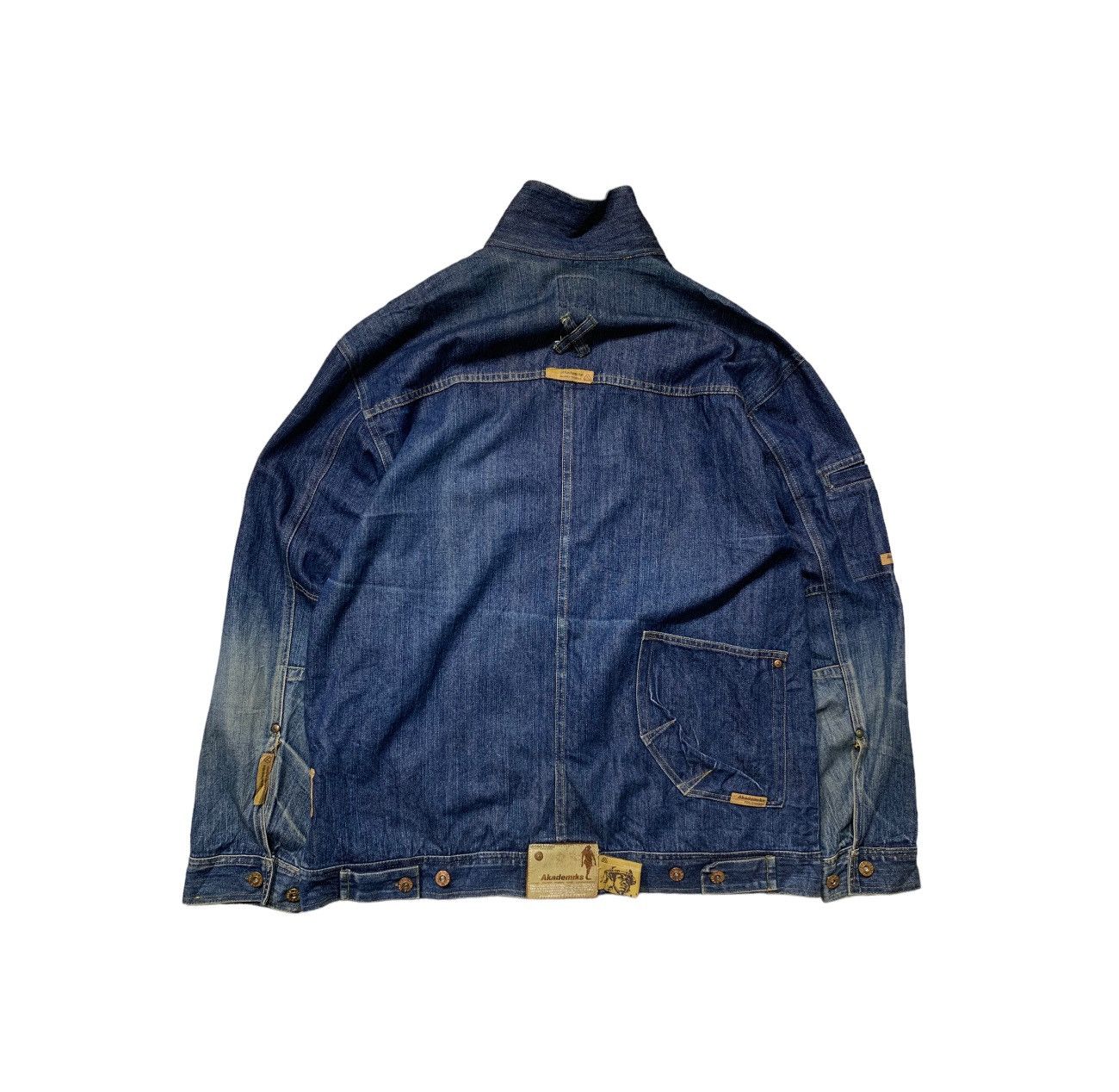 Akademiks Rare Akademiks Denim Jacket Streetwear Size US L / EU 52-54 / 3 - 6 Thumbnail