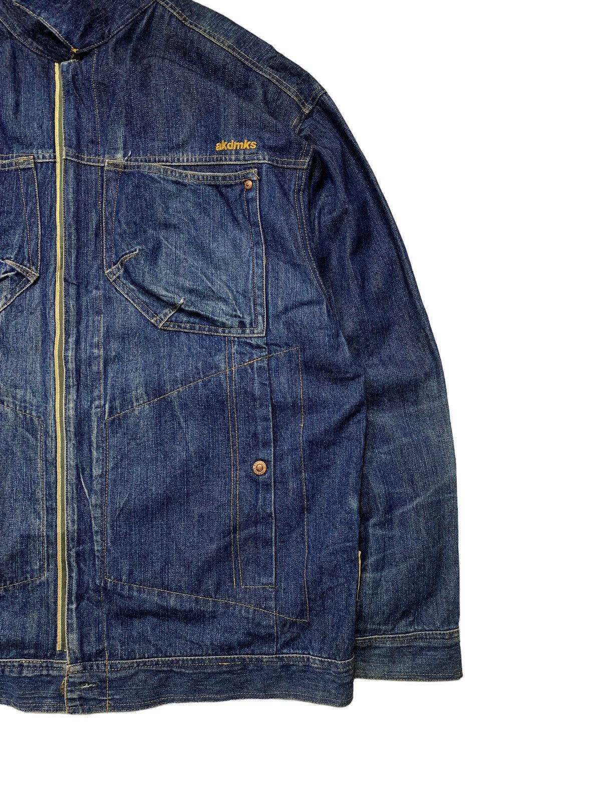 Akademiks Rare Akademiks Denim Jacket Streetwear Size US L / EU 52-54 / 3 - 3 Thumbnail