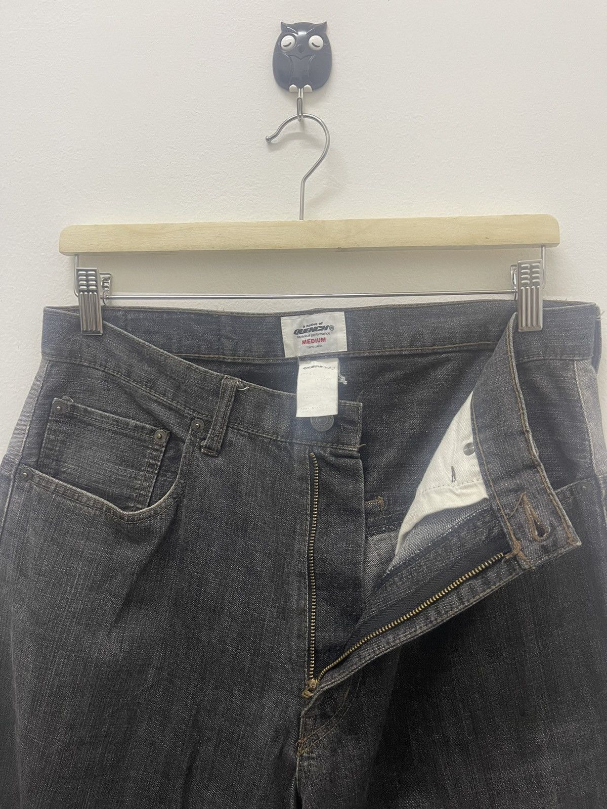 Japanese Brand Rare Vintage QUENCH Relativism Japan Denim Jeans Size US 32 / EU 48 - 8 Thumbnail