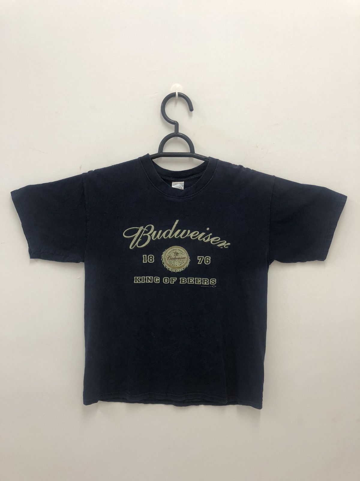 Budweiser Rare Vintage BUDWEISER Spell Out Big Logo Shirt Size US L / EU 52-54 / 3 - 1 Thumbnail