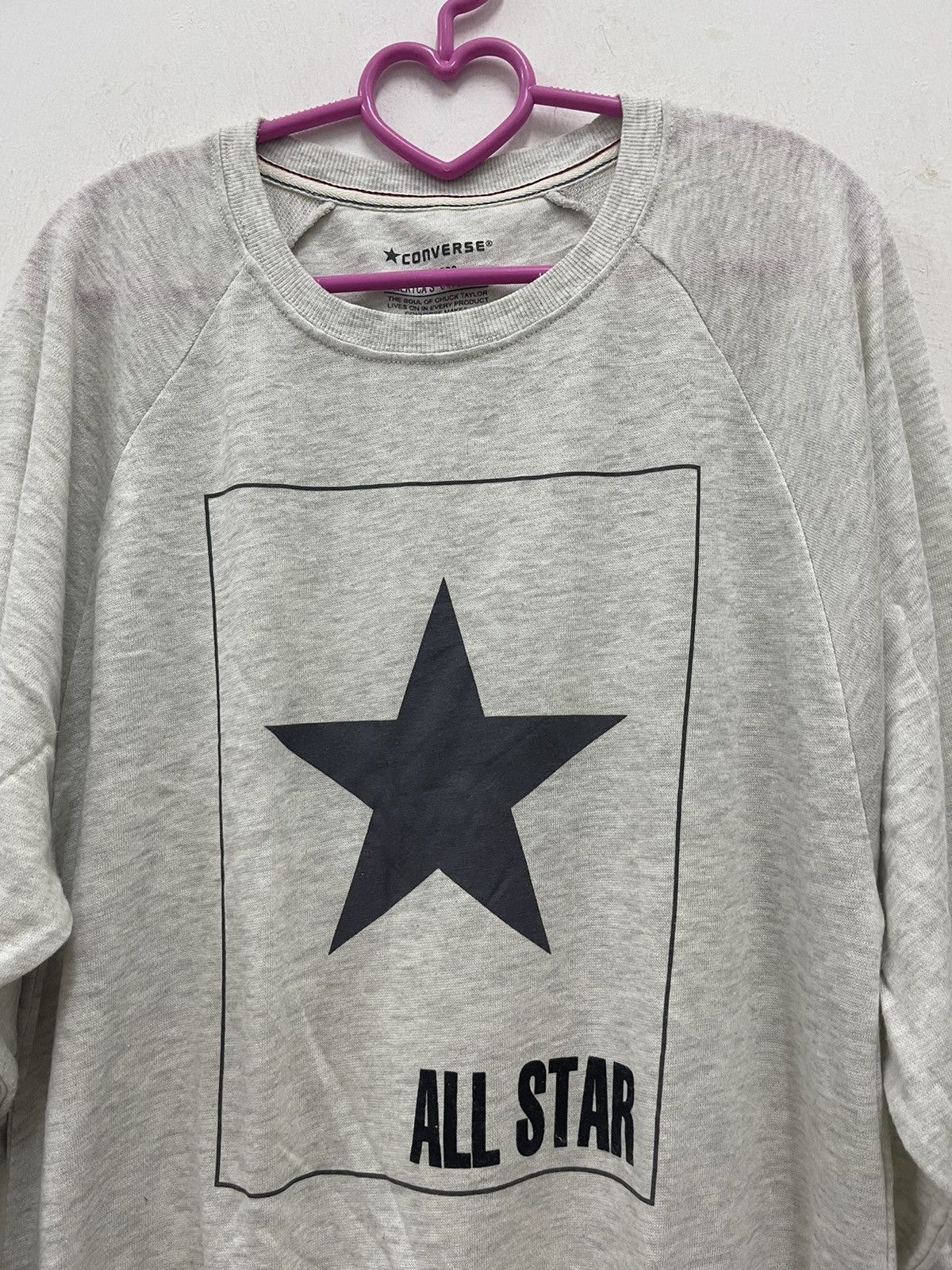 Converse Rare CONVERSE ALL STAR Spell Out Big Logo Size US L / EU 52-54 / 3 - 2 Thumbnail