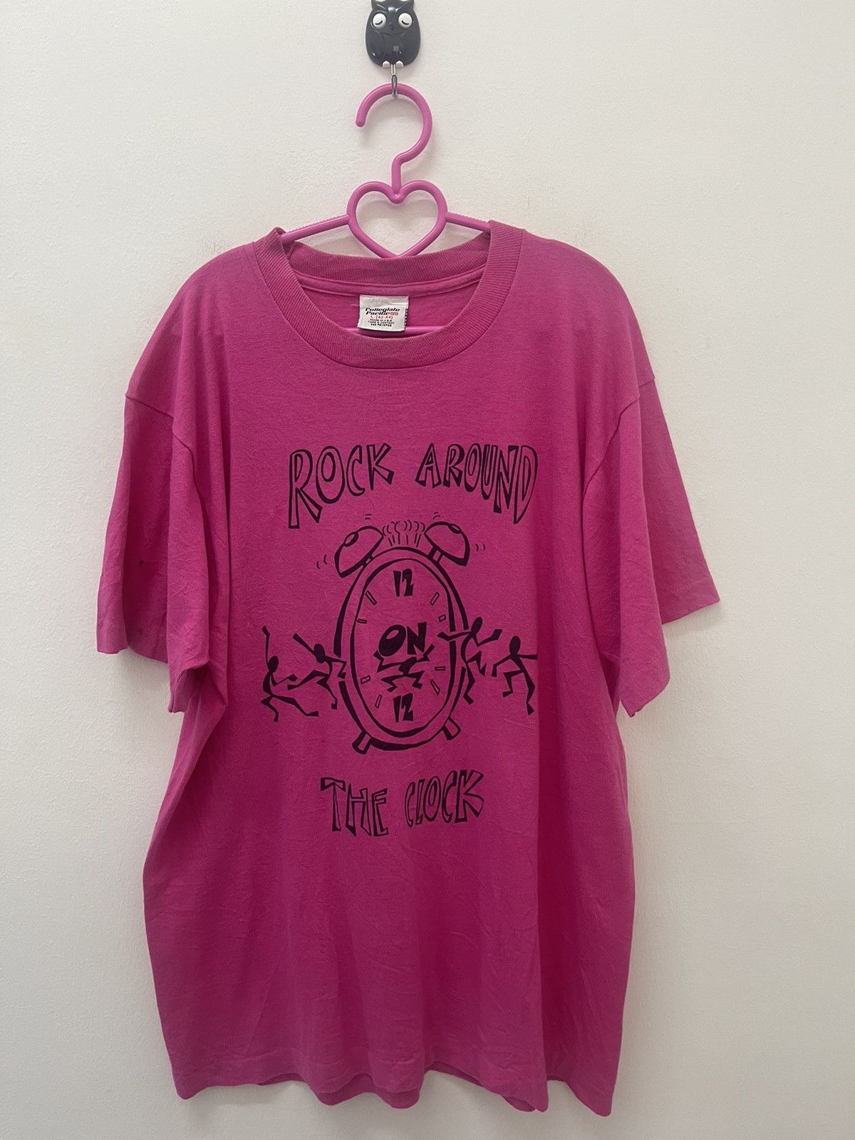 Vintage Rare Vintage COLLEGIATE PACIFIC Rock Around The Clock Tee Size US L / EU 52-54 / 3 - 1 Thumbnail