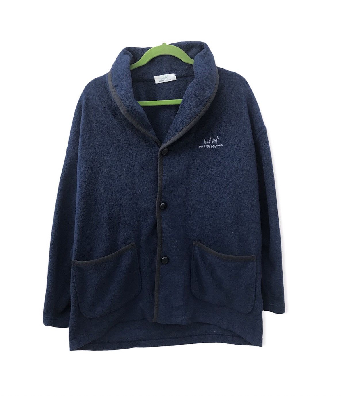 Pierre Balmain Pierre Balmain Fleece Button Up Sweater Size US L / EU 52-54 / 3 - 1 Thumbnail