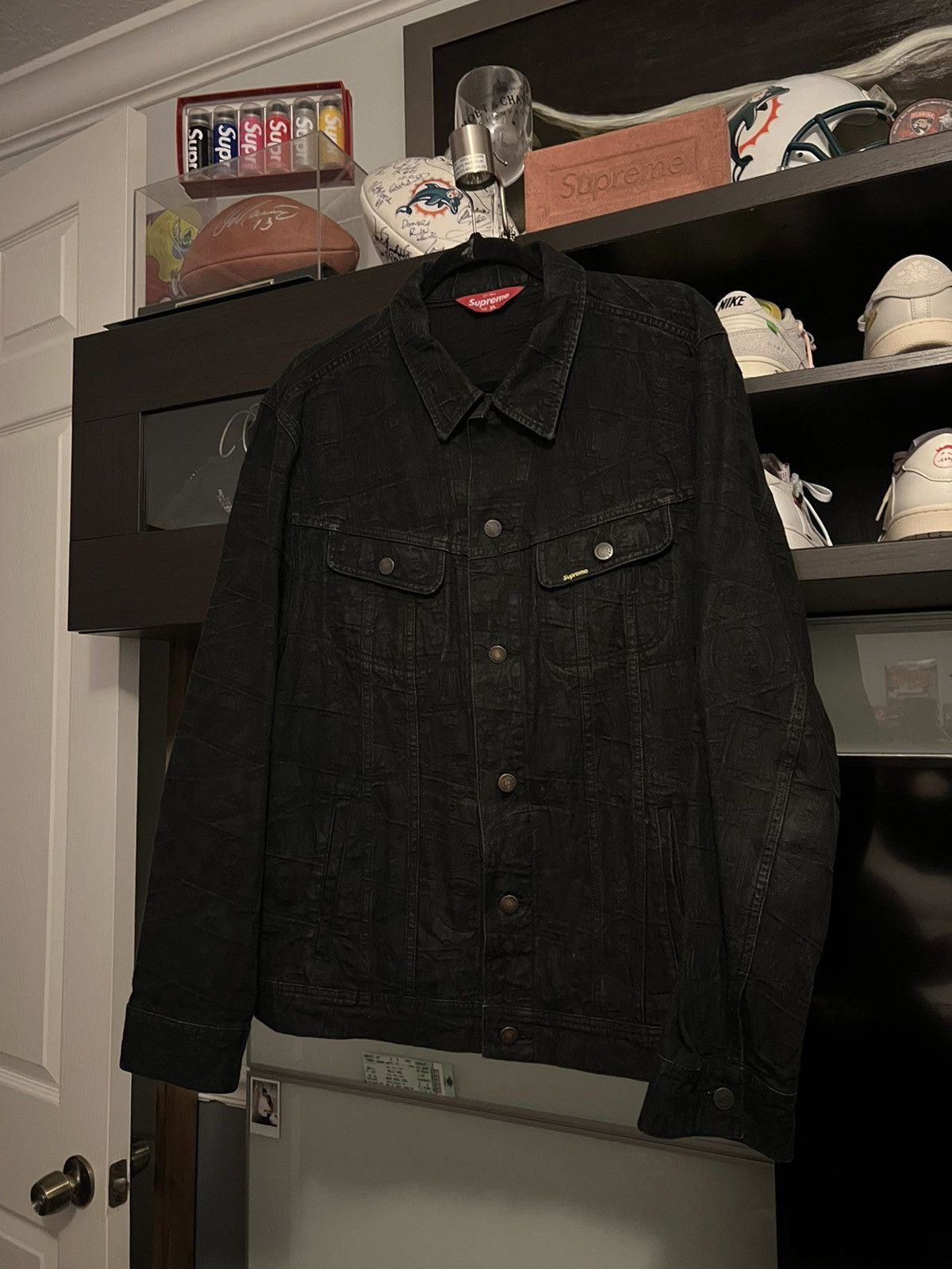 Supreme Money denim jacket Size US XL / EU 56 / 4 - 1 Thumbnail