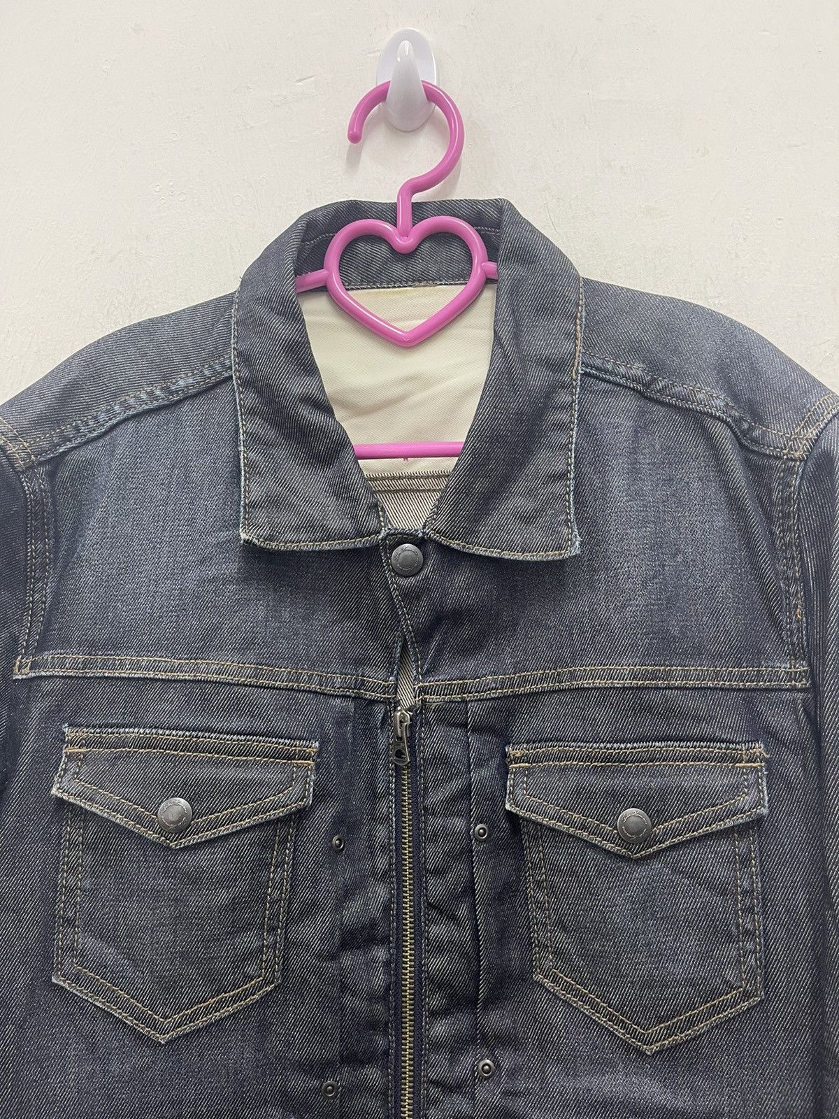 Issey Miyake Rare Vintage TETE HOMME Denim Jacket Size US S / EU 44-46 / 1 - 2 Thumbnail