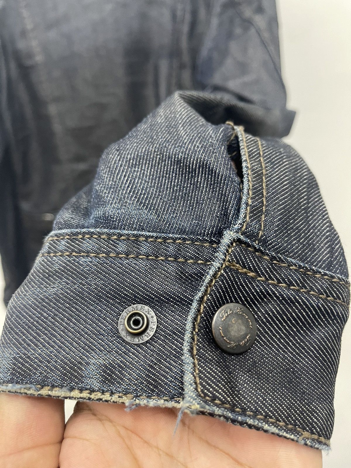 Issey Miyake Rare Vintage TETE HOMME Denim Jacket Size US S / EU 44-46 / 1 - 7 Thumbnail