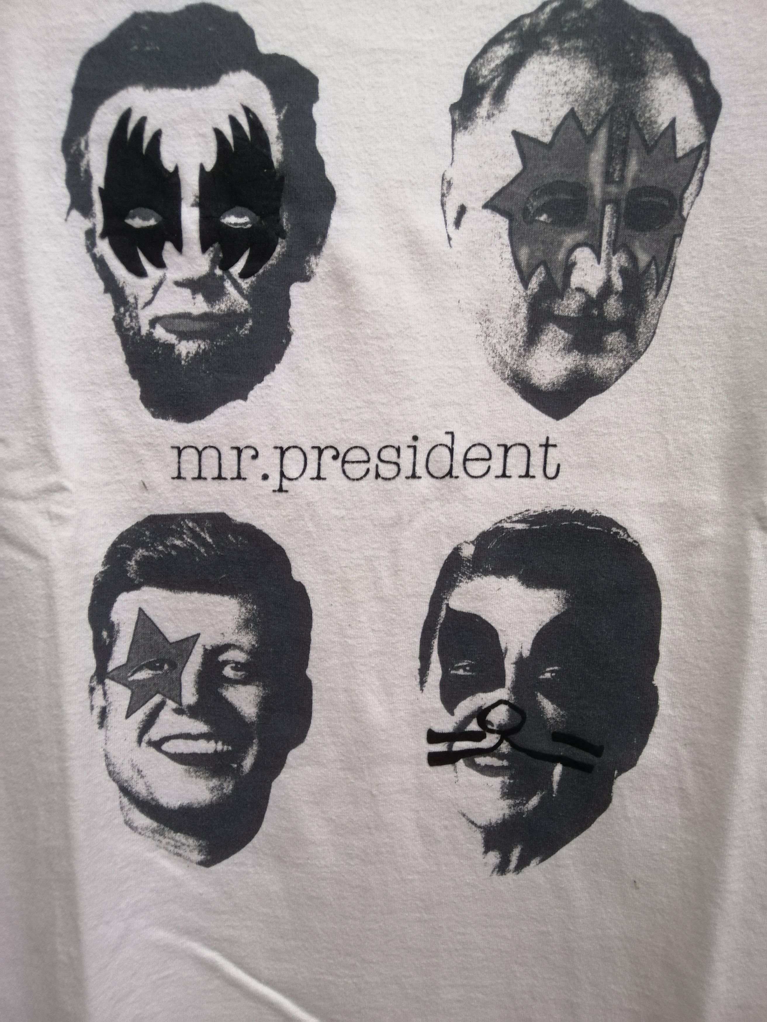 Band Tees × Japanese Brand MR. PRESIDENT X KISS BAND Size US L / EU 52-54 / 3 - 5 Thumbnail